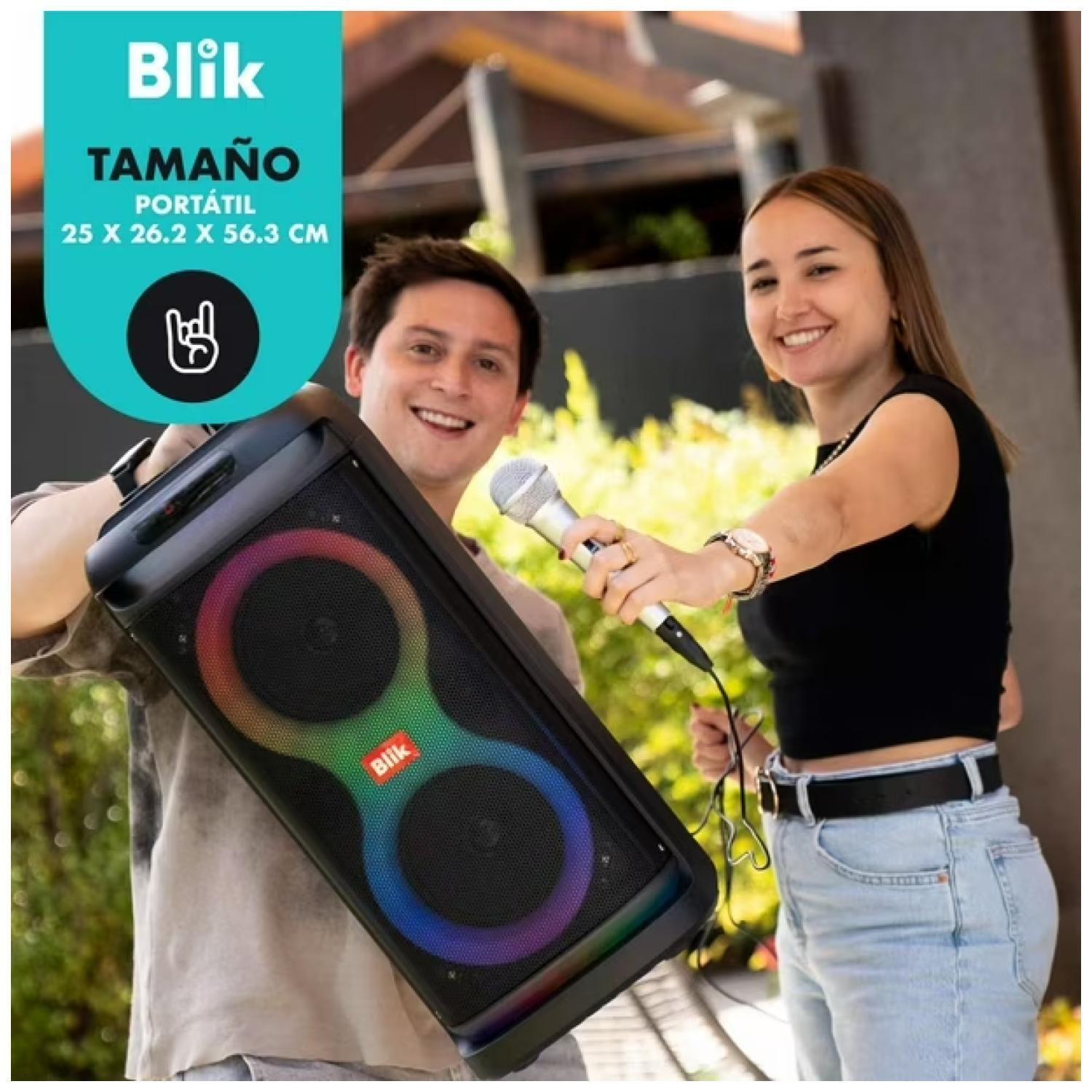 Parlante Bluetooth Portatil 40W RGB Lightmax6-4
