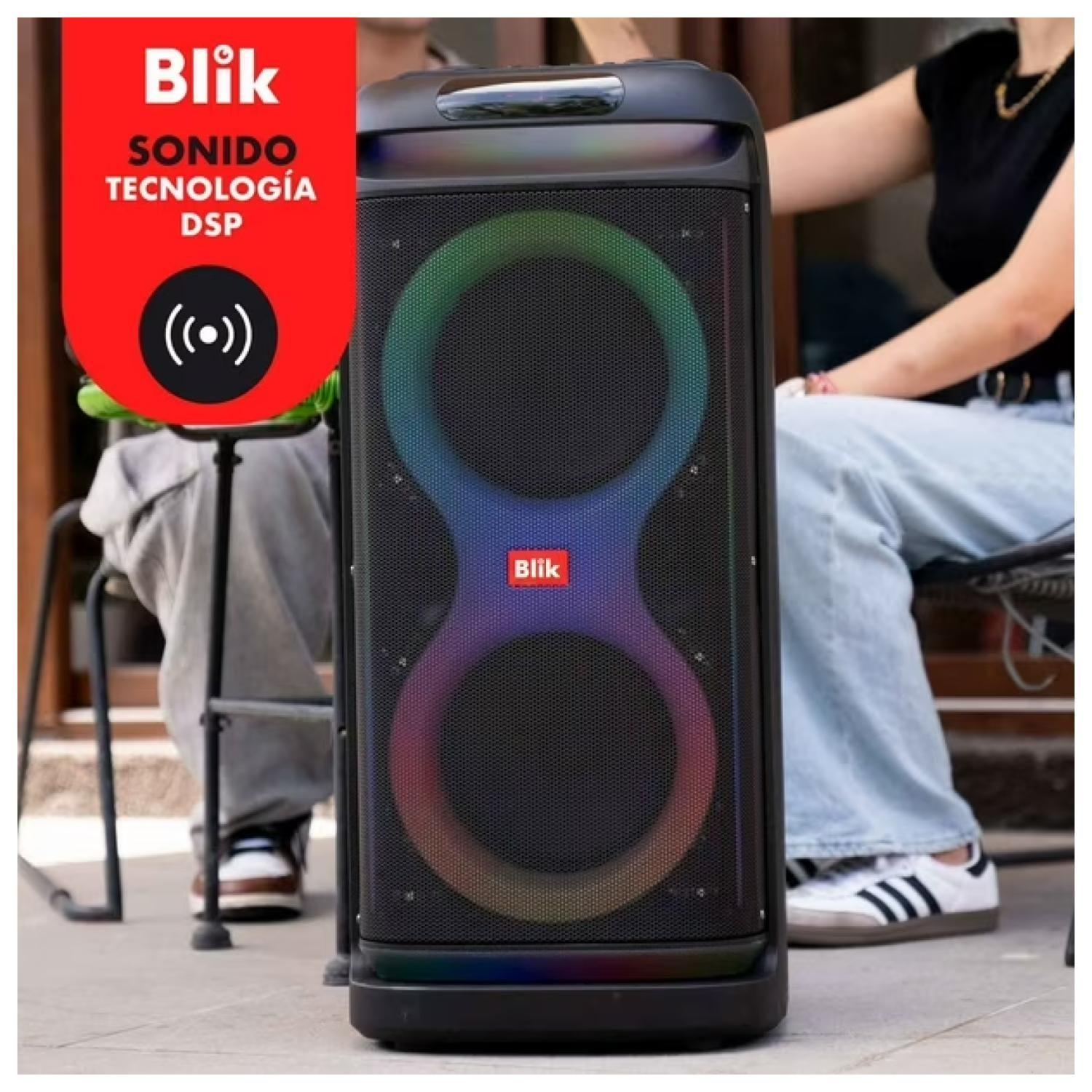 Parlante Bluetooth Portatil 40W RGB Lightmax6-5