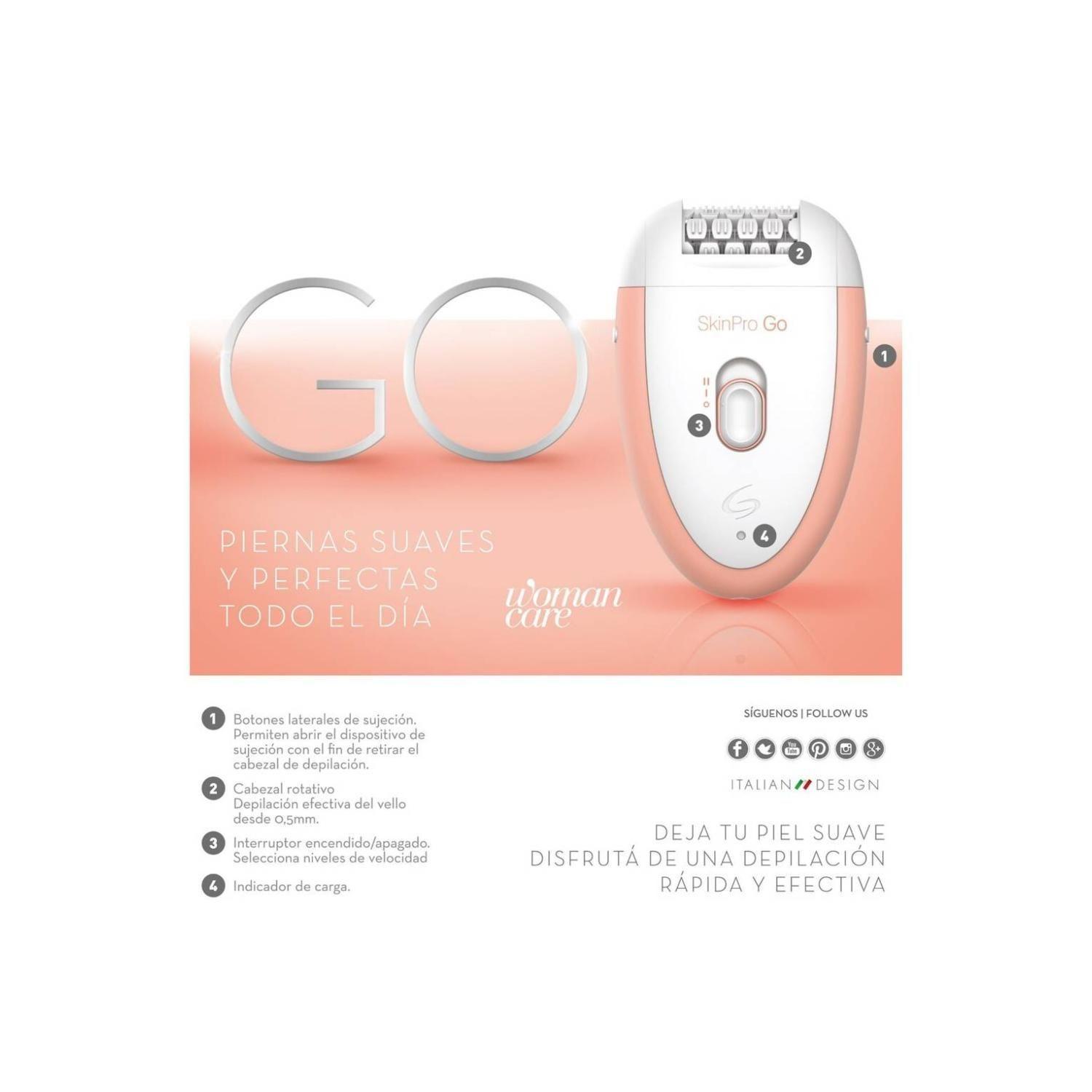 Depiladora De Pinzas 2Vel Portatil Verde Skin Pro Go 2 Gama-2