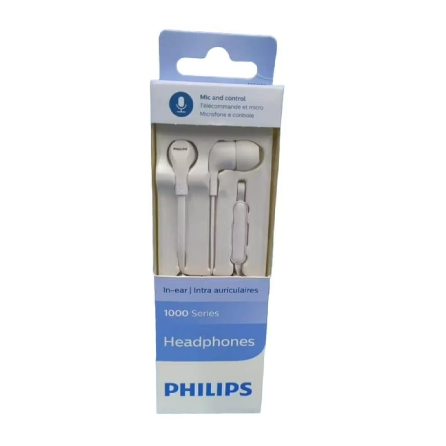 Audifono Manos Libres Jack 3.5 Blanco InEar TAE1105 Philips-2