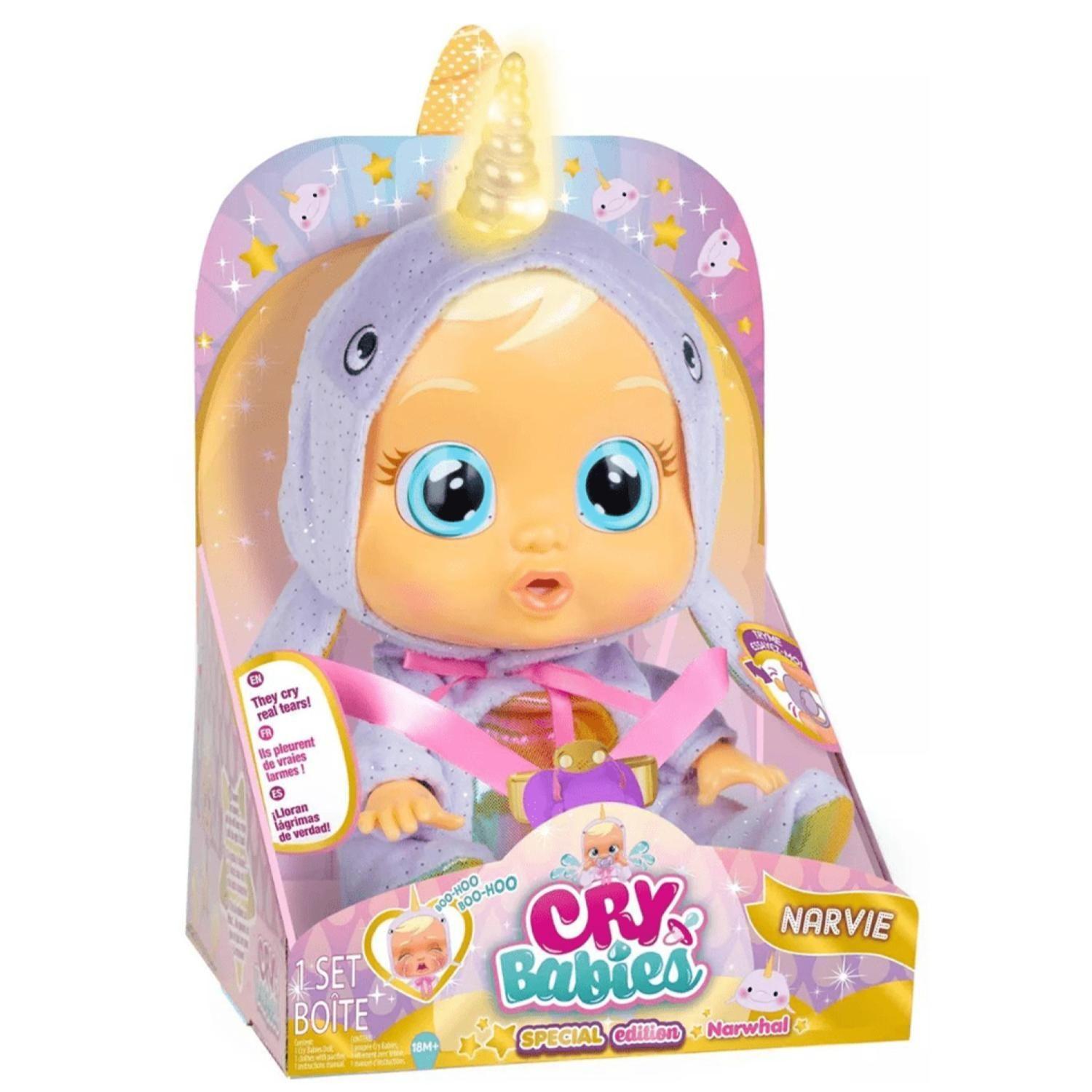 Juguete Muñeco Bebe LLoron Narvie 30Cm-1