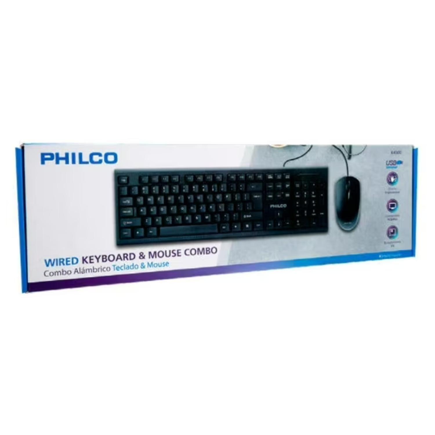 Kit Teclado 104 Teclas Y Mouse 1200DPI 3 Botones Negro-4