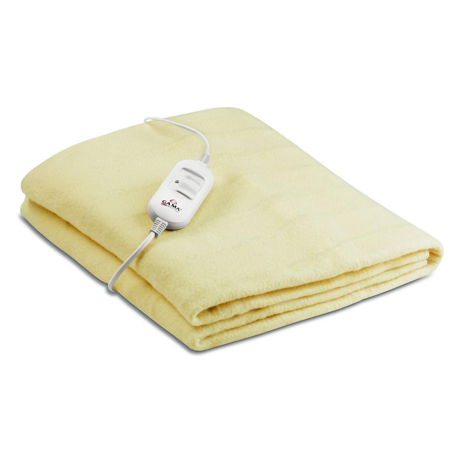 Calientacama 1 Plaza 150x80cm Electrico Poliester Beige Gama-0