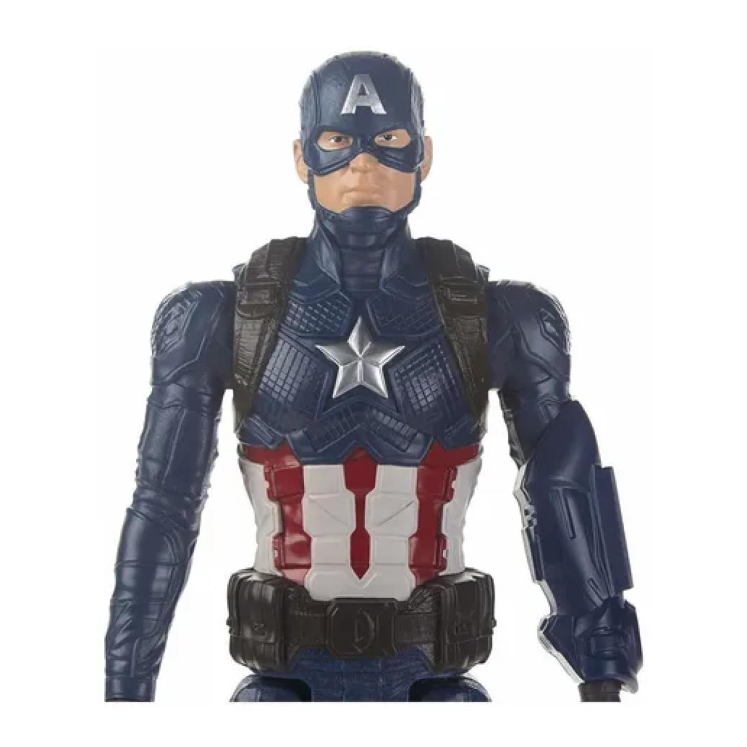 Juguete Figura De Accion Capitan America AE 30Cm Marvel Hasbro-3