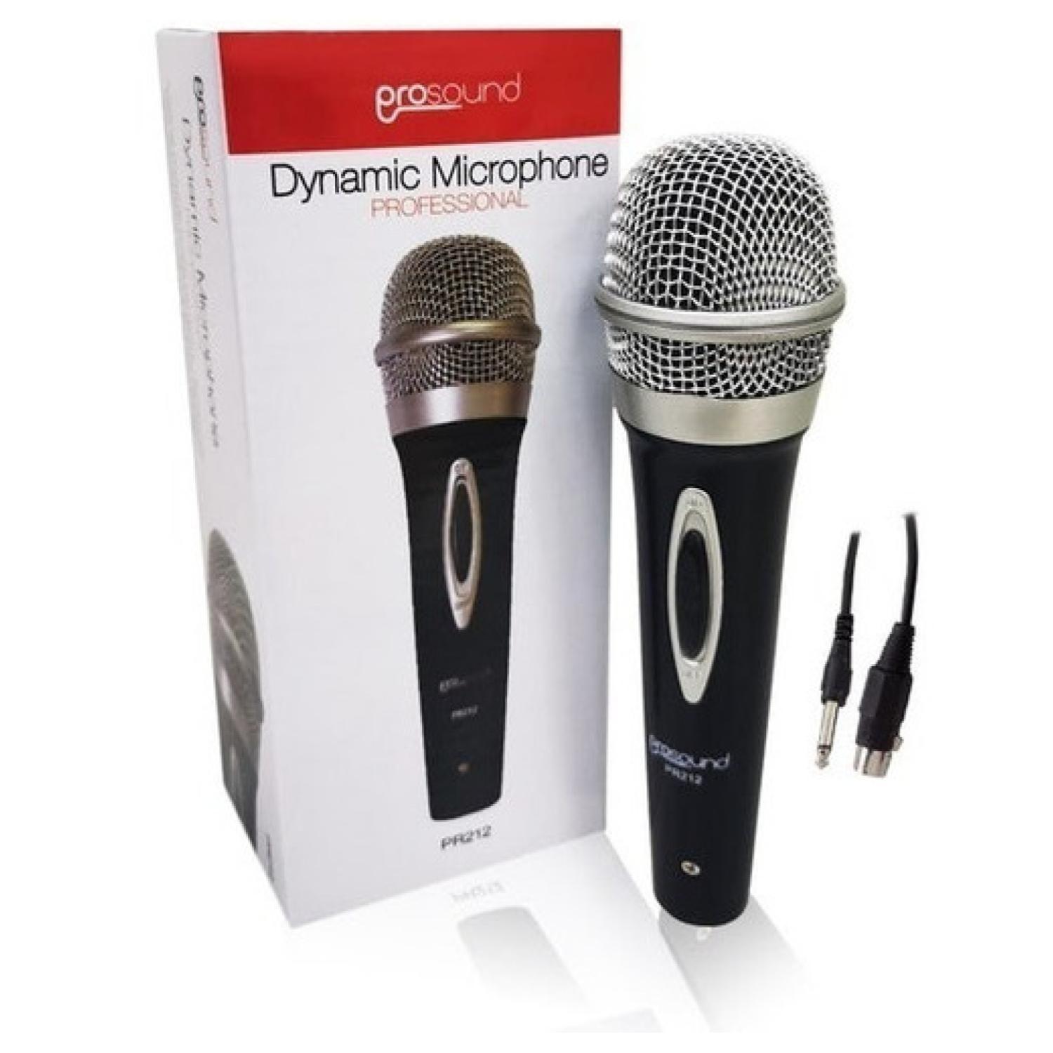 Microfono Unidireccional Cable 3Mts Negro Prosound-2