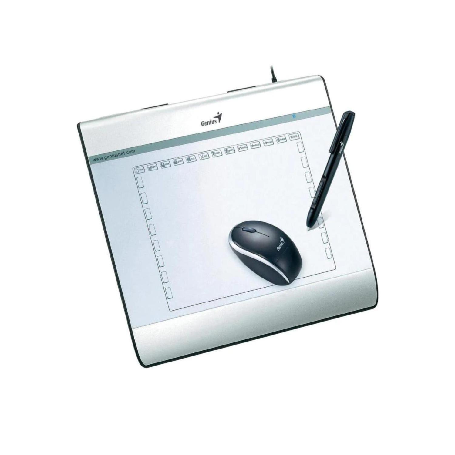 Tableta Digitalizadora USB 15X20cm Gris I608X Genius-4
