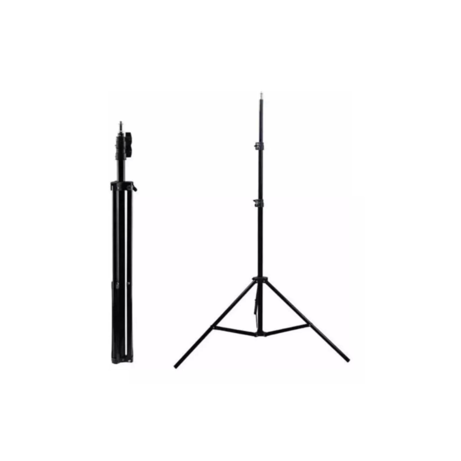 Tripode Atril Portatil 2.1m Plegable Negro-5