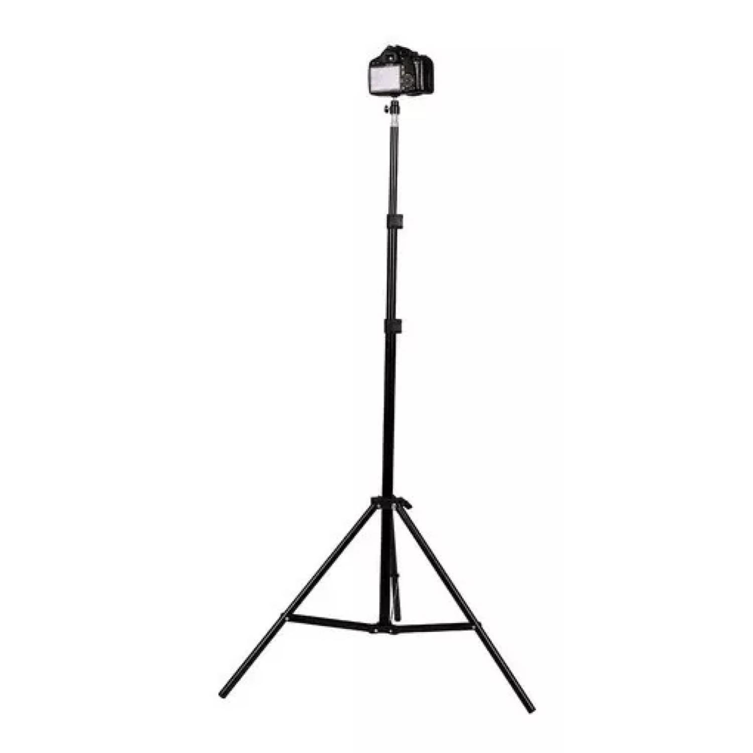 Tripode Atril Portatil 2.1m Plegable Negro-1