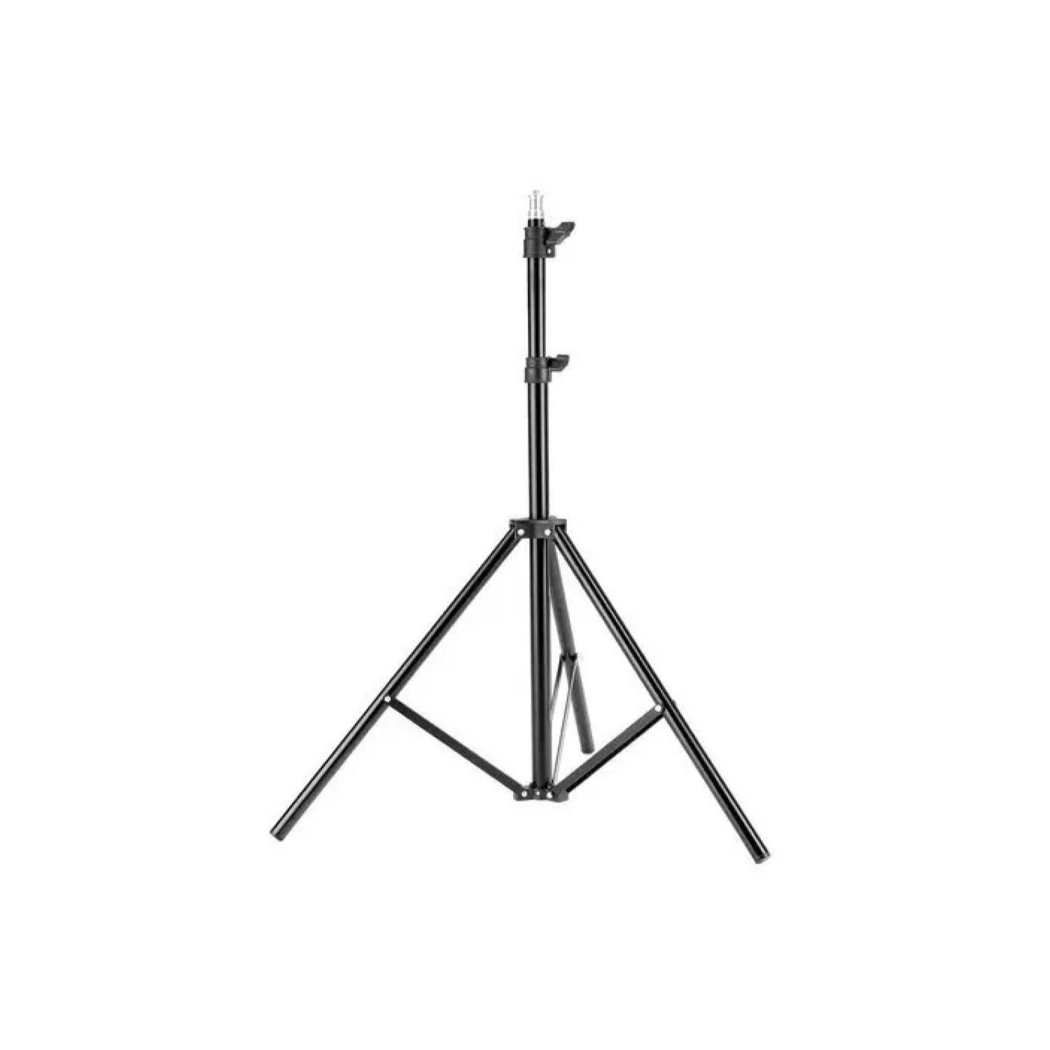 Tripode Atril Portatil 2.1m Plegable Negro-0