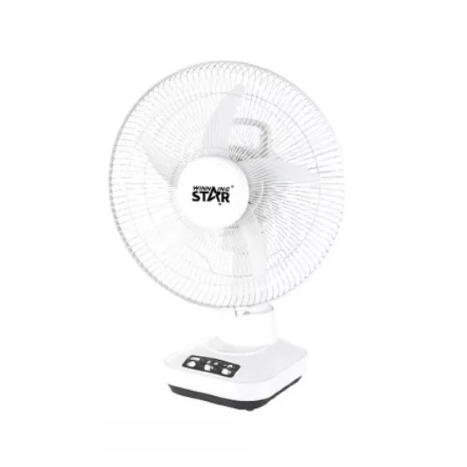 Ventilador De Mesa Recargable 12" 20W 5A 2V ST-4023-1