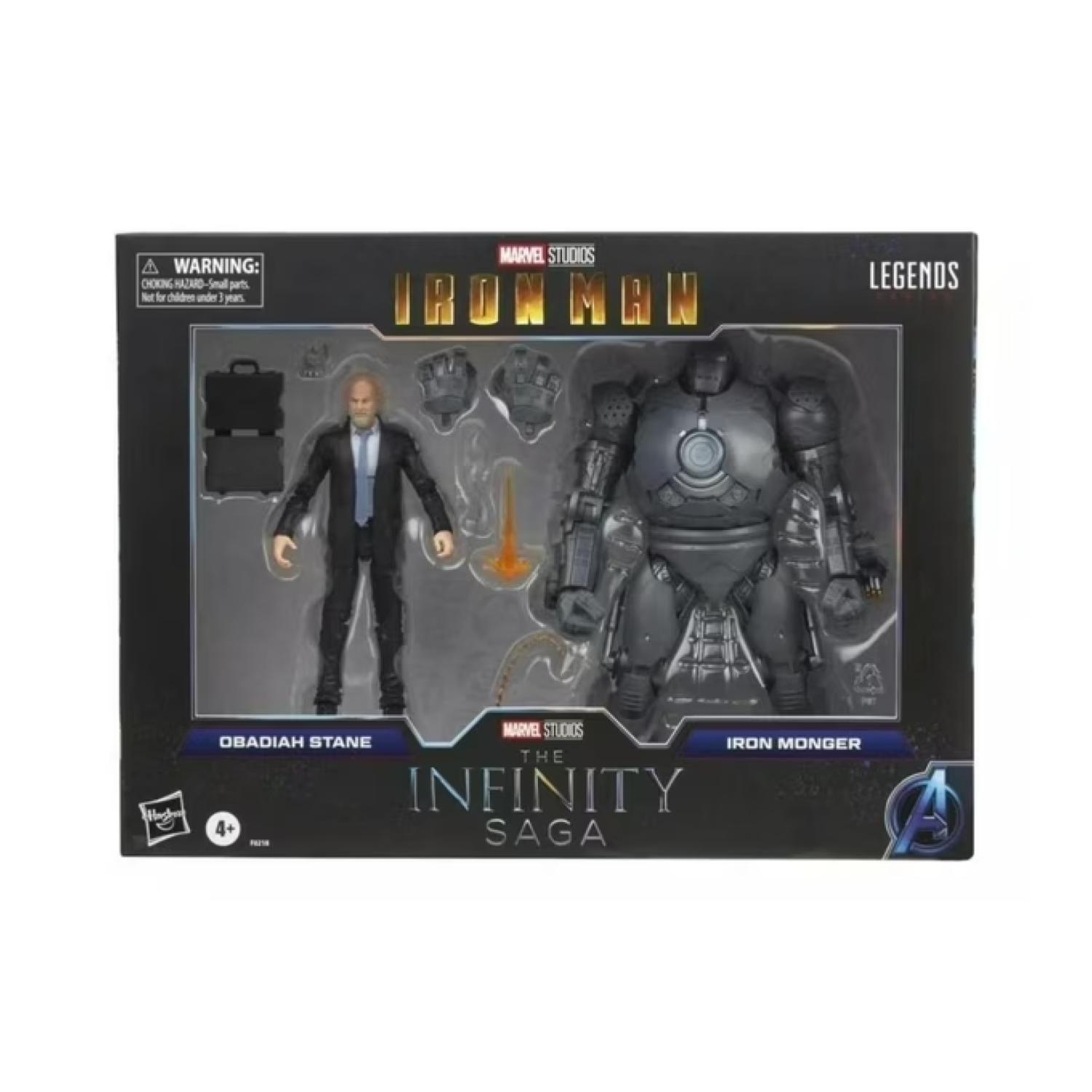 Juguete Pack 2 Figuras De Accion Obadiah Stane Y Iron Monger-2