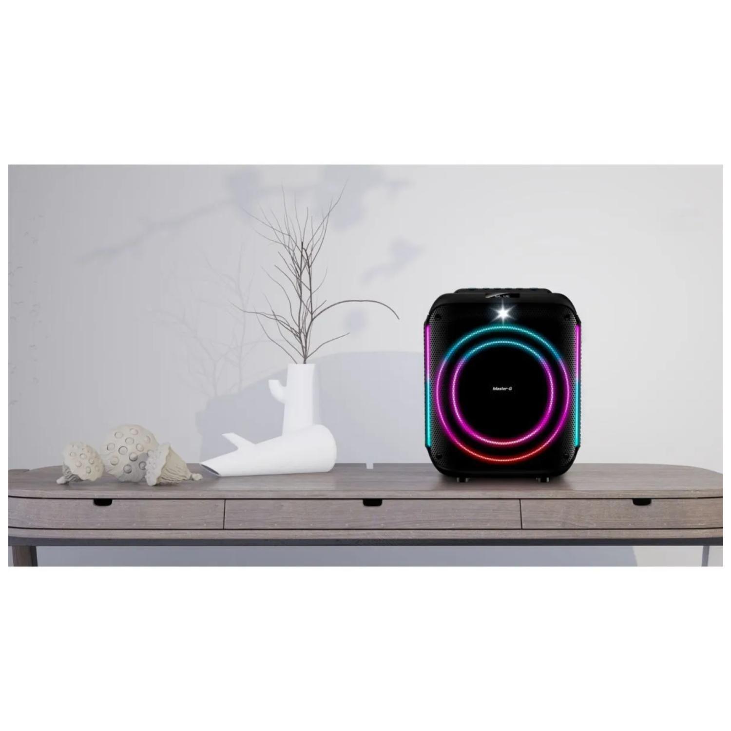 Parlante Bluetooth Portatil 60W LED Scratch-2