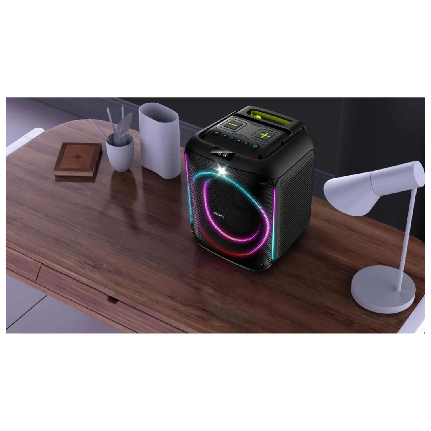 Parlante Bluetooth Portatil 60W LED Scratch-3