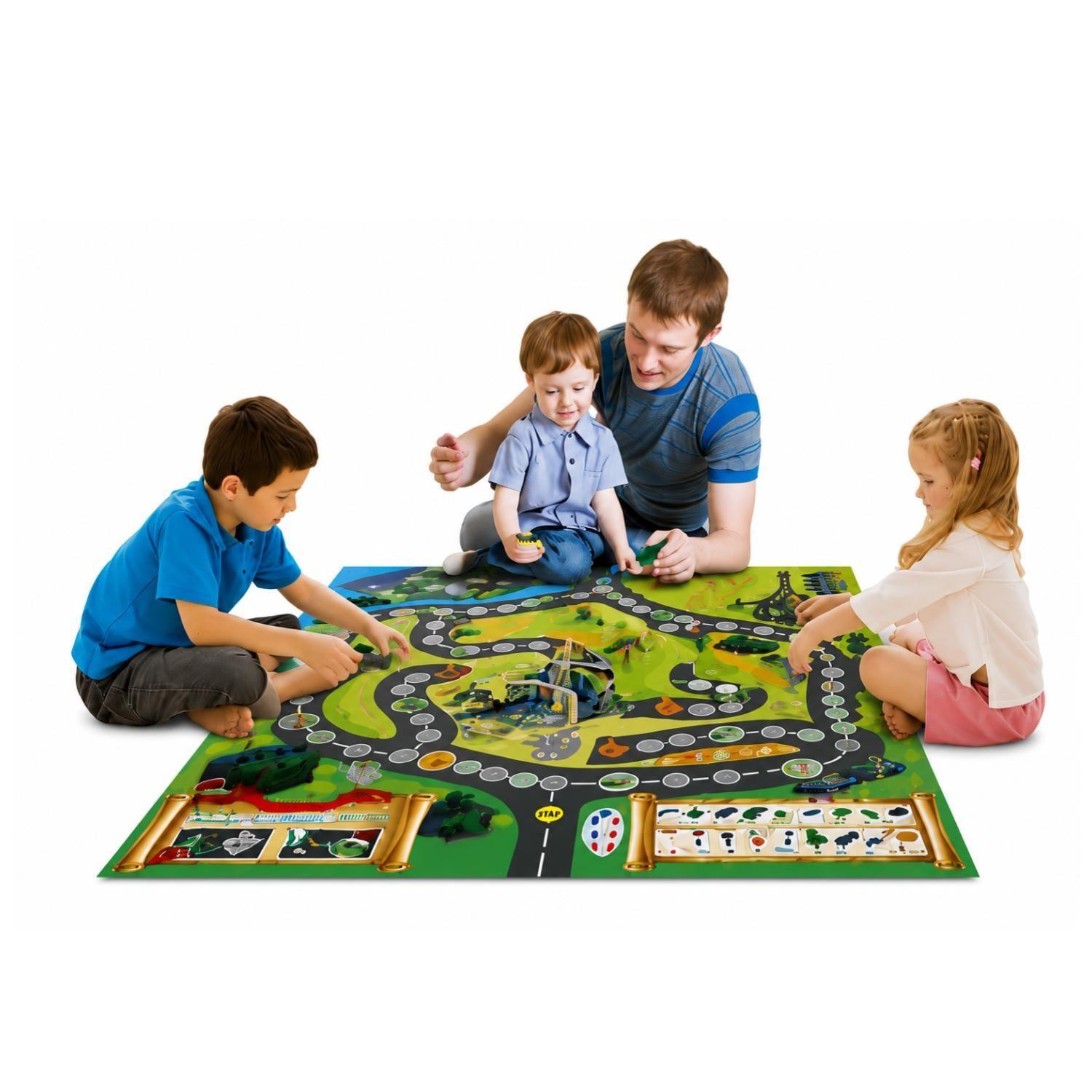 Juguete Camion Militar 8Pzas Con Mat 50x50cm Infantil-2