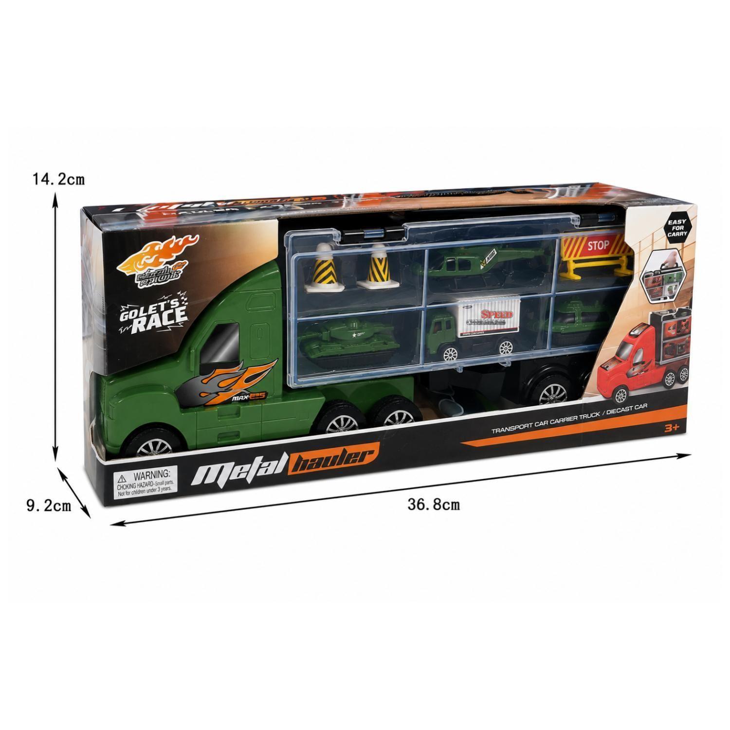 Juguete Camion Militar 8Pzas Con Mat 50x50cm Infantil-4