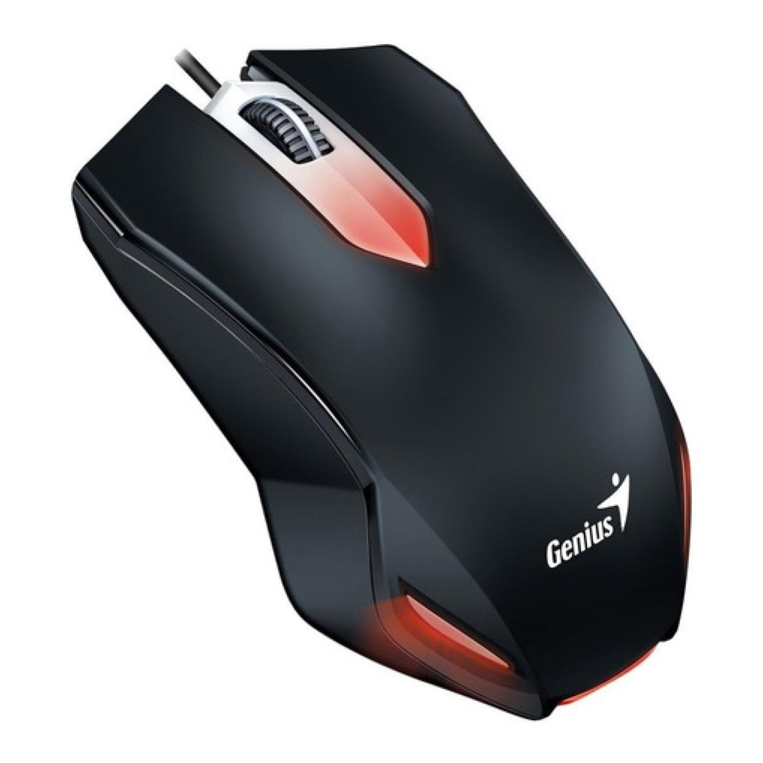 Mouse Alambrico USB 3 Botones 1000DPI X-G200 Negro Genius-3