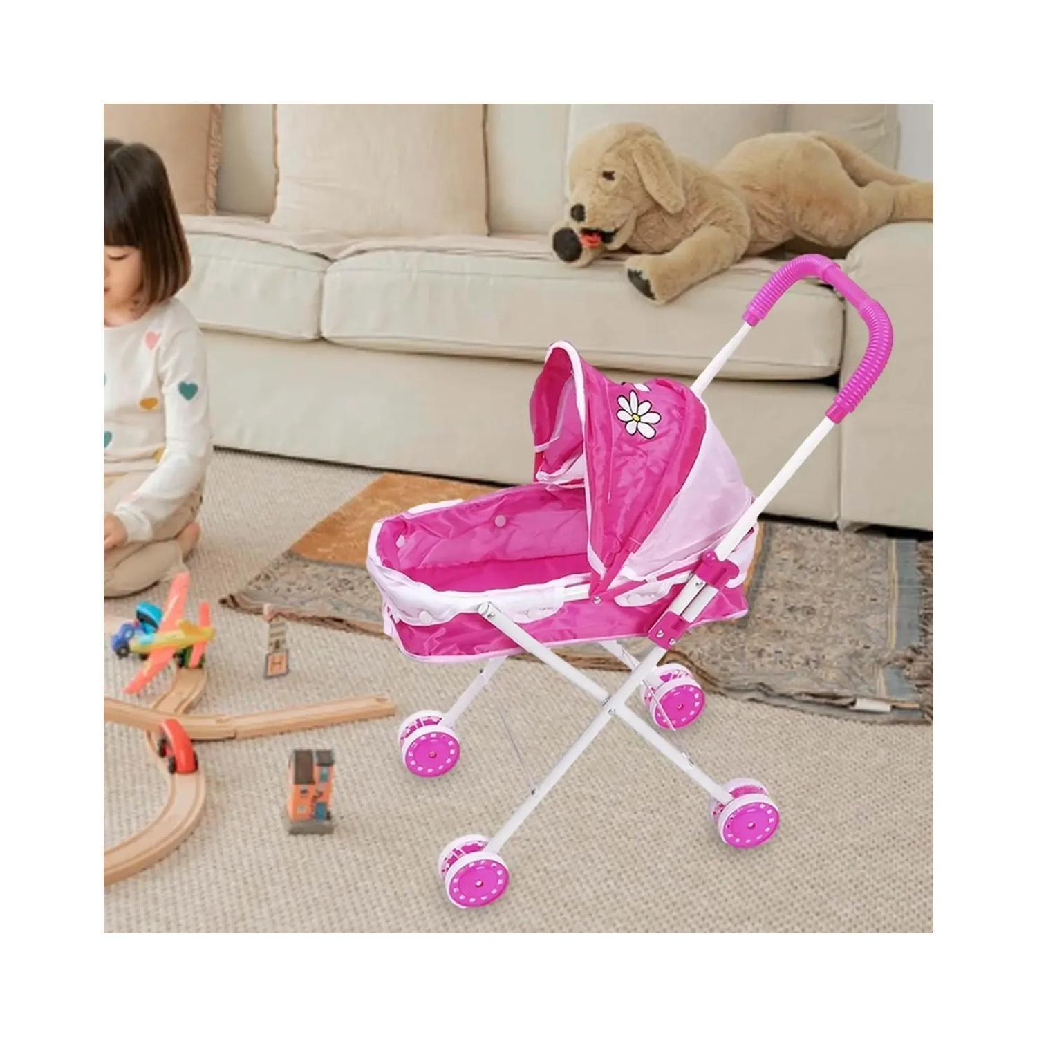 Juguete Coche De Mu ecas 34x25x55cm Rosado Infantil-2