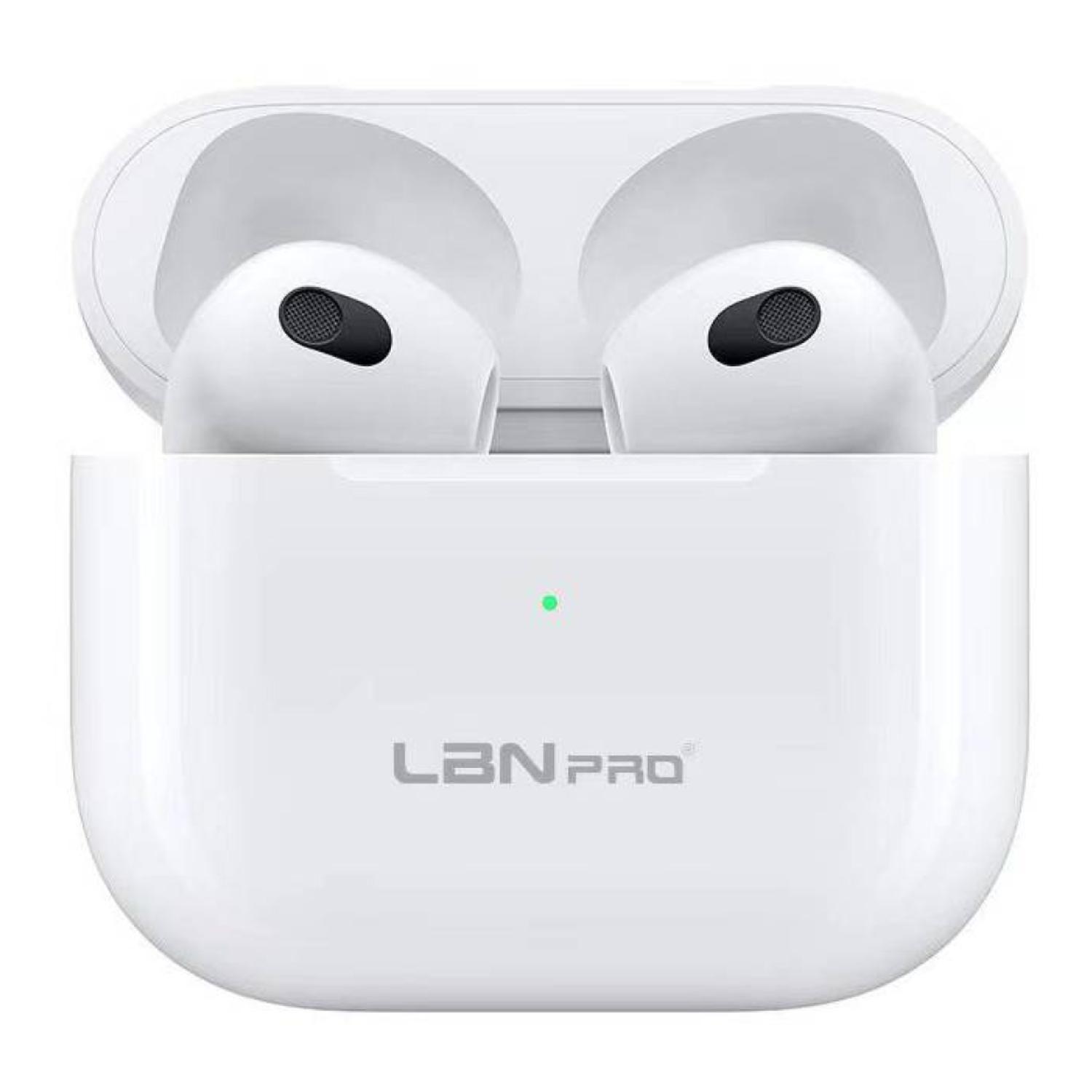 Audifonos Bluetooth TWS Recargables Blanco ANC Pro-0