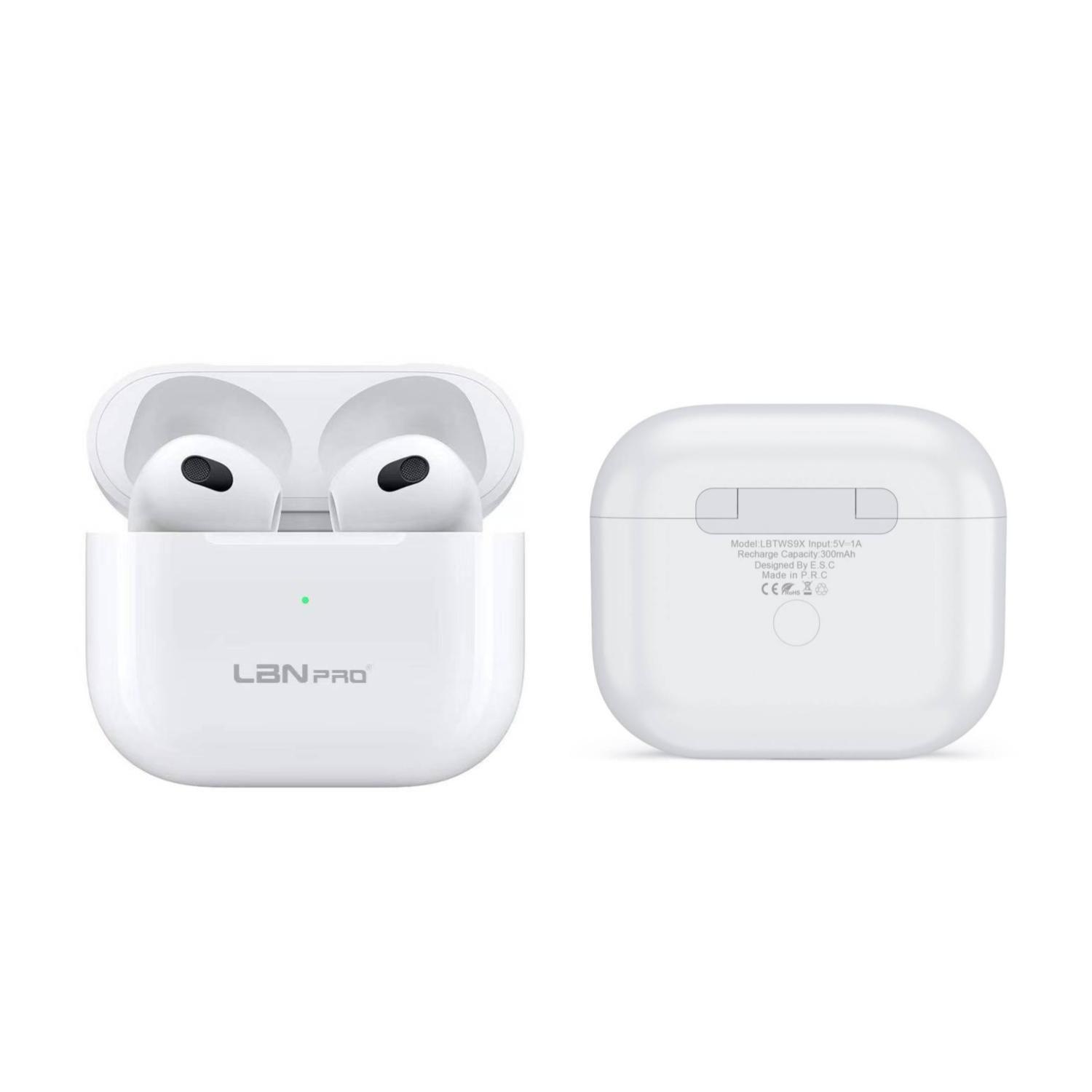 Audifonos Bluetooth TWS Recargables Blanco ANC Pro-2