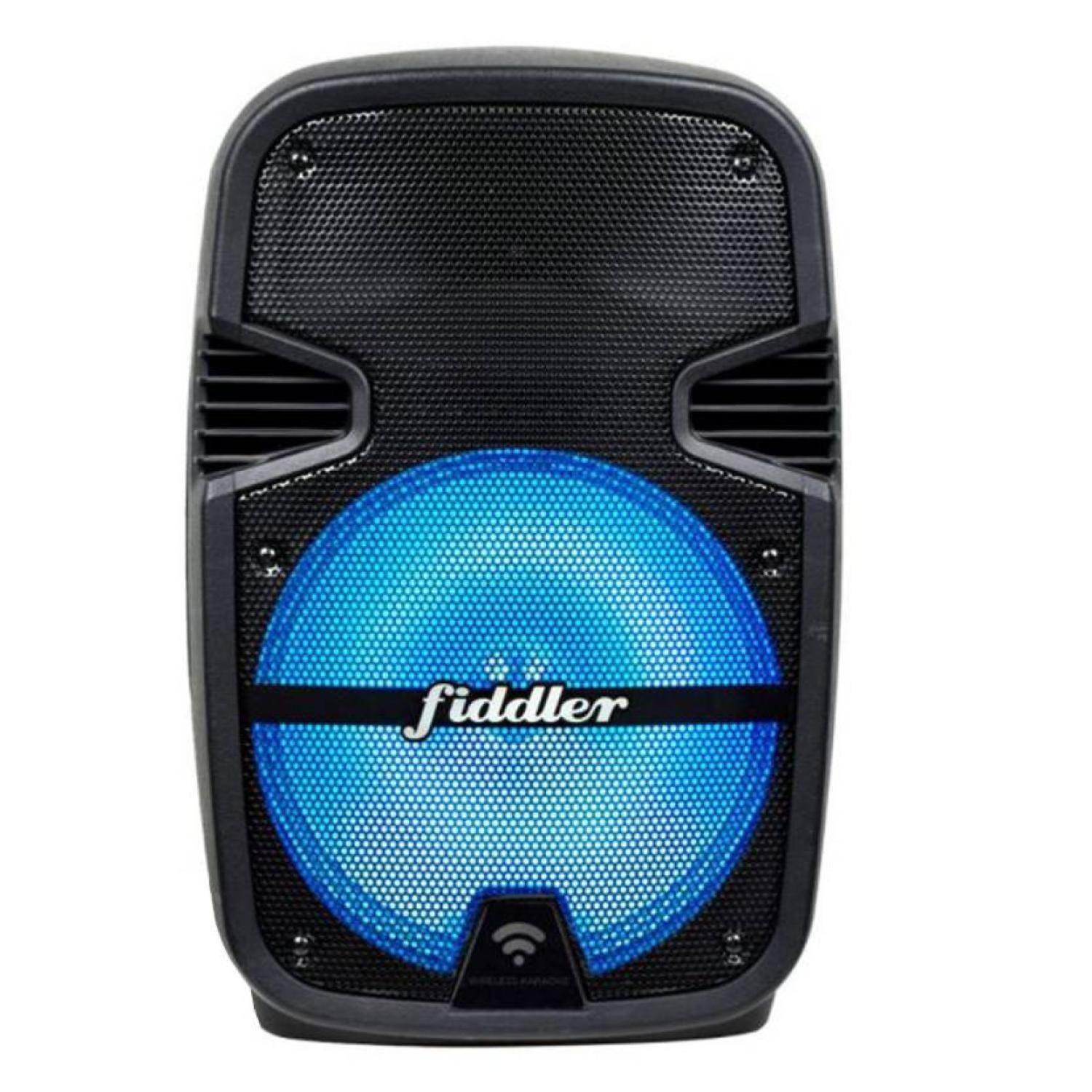 Parlante Bluetooth Microfono USB 12W RMS LED PKBT12 Master G-0