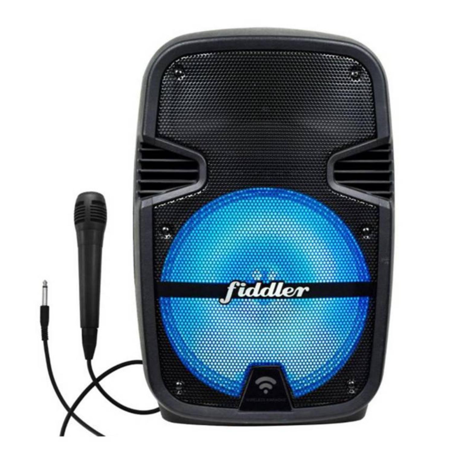 Parlante Bluetooth Microfono USB 12W RMS LED PKBT12 Master G-1