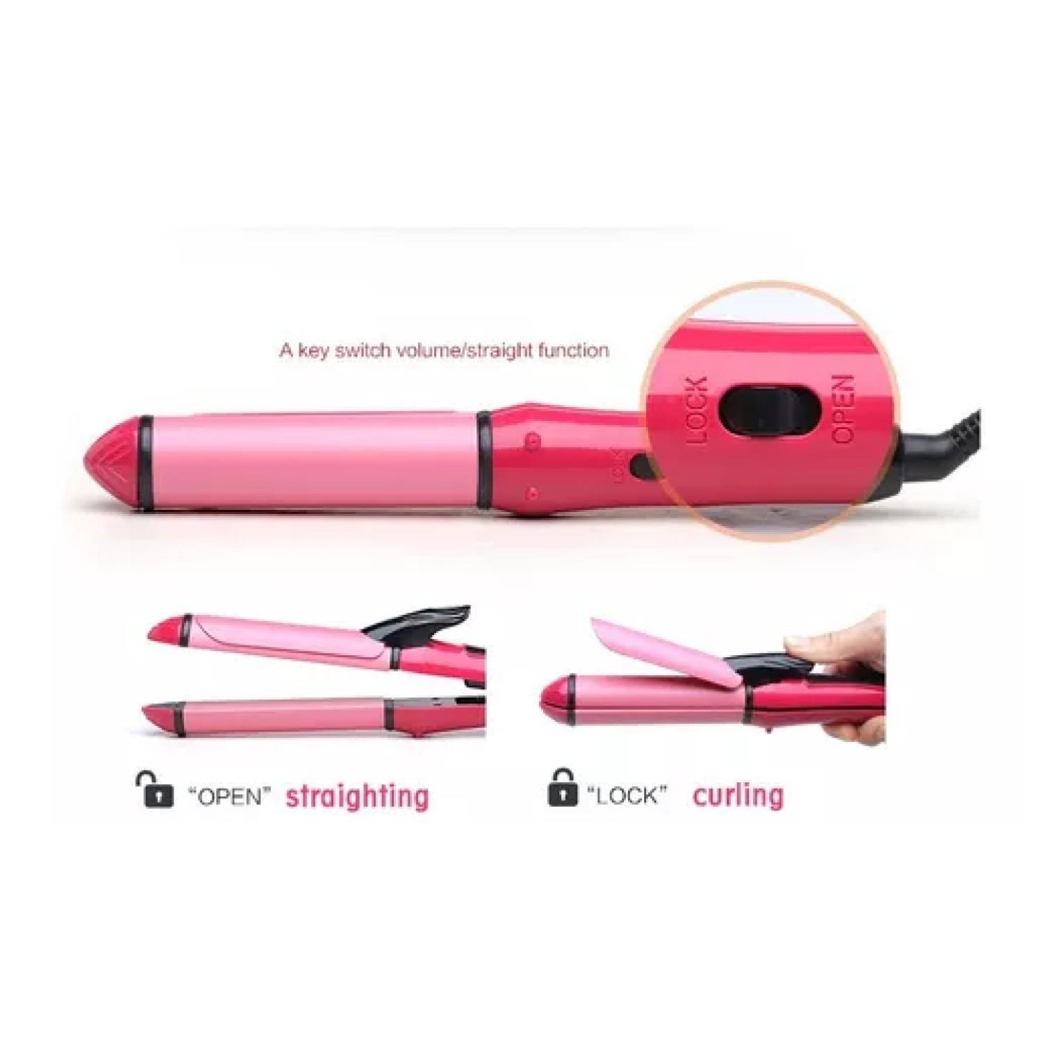 Alisador Plancha Y Ondulador 2 En 1 30W De Pelo SK-722-3