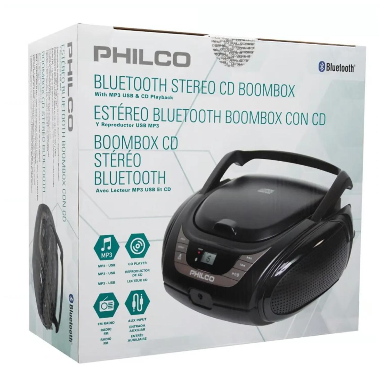 Radio CD Bluetooth USB 10W Negro 2120bt-5