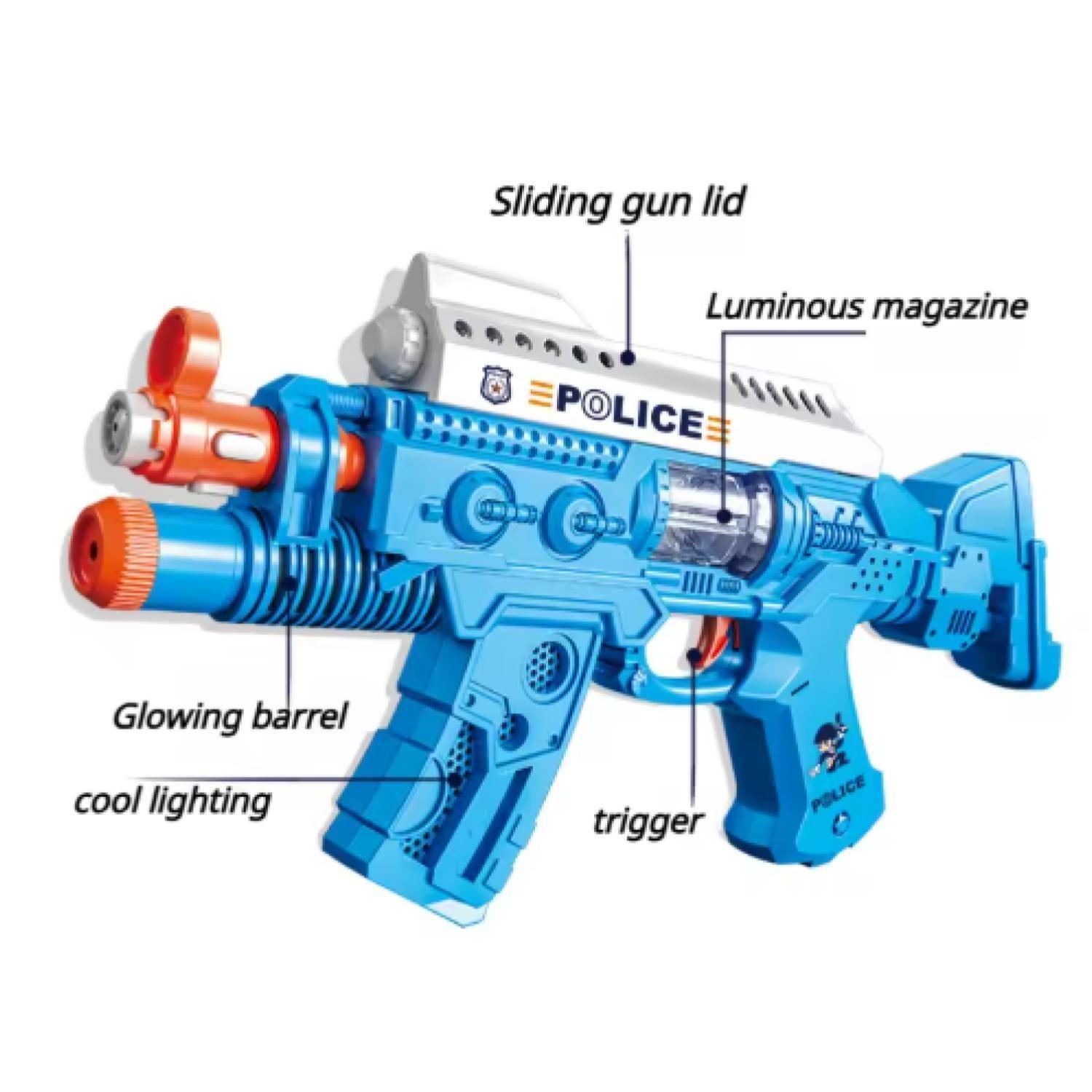 Juguete Set De Policia Luces Y Sonidos 3 En 1 Infantil-2