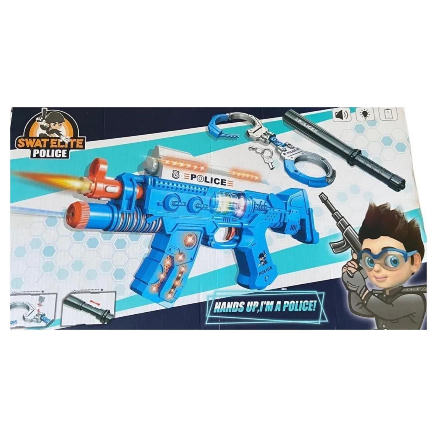 Juguete Set De Policia Luces Y Sonidos 3 En 1 Infantil-6