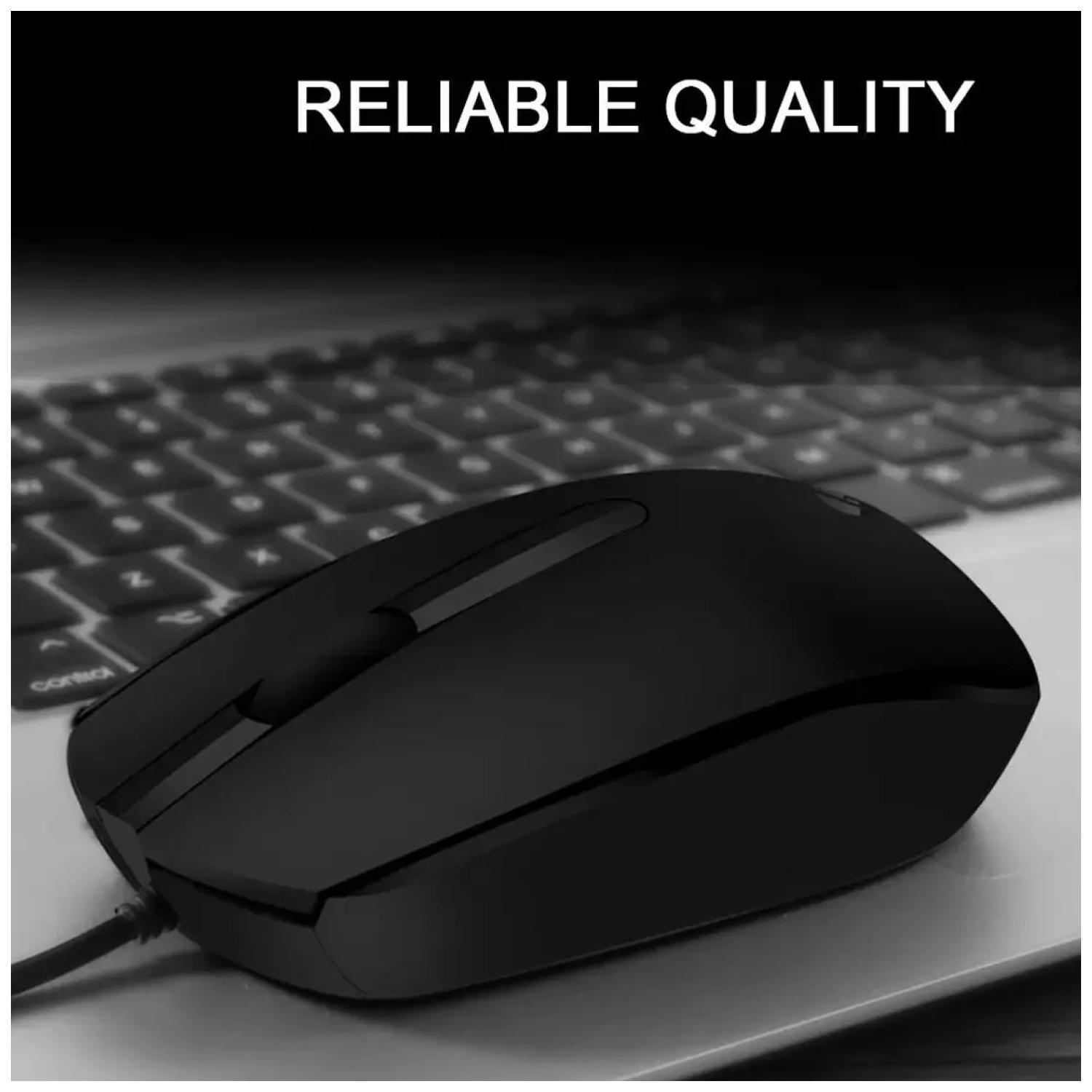 Mouse Alambrico USB 3 Botones 1200DPI Negro M10-3