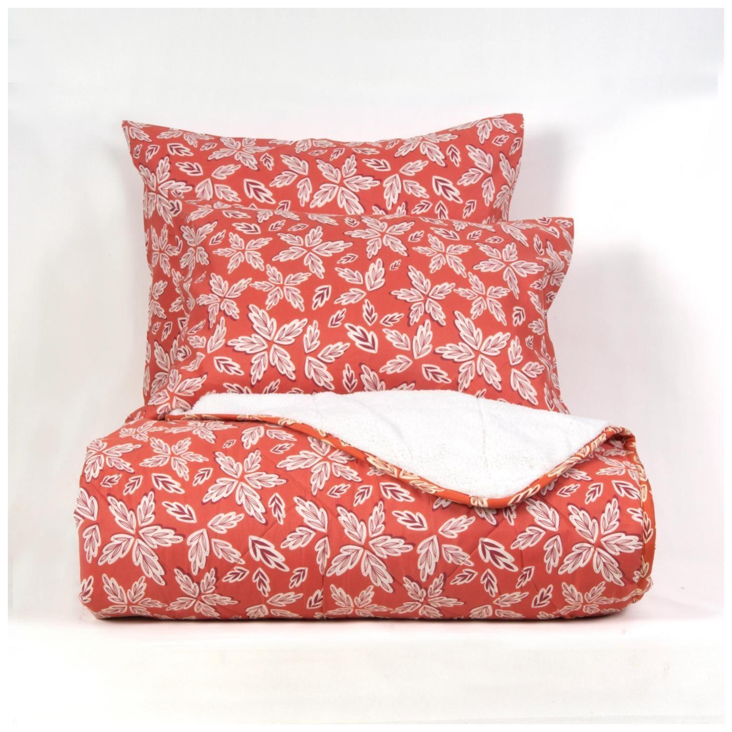 Plumon 2 Plazas 220X240cm Microfibra Avellano Estampado Mashini-1