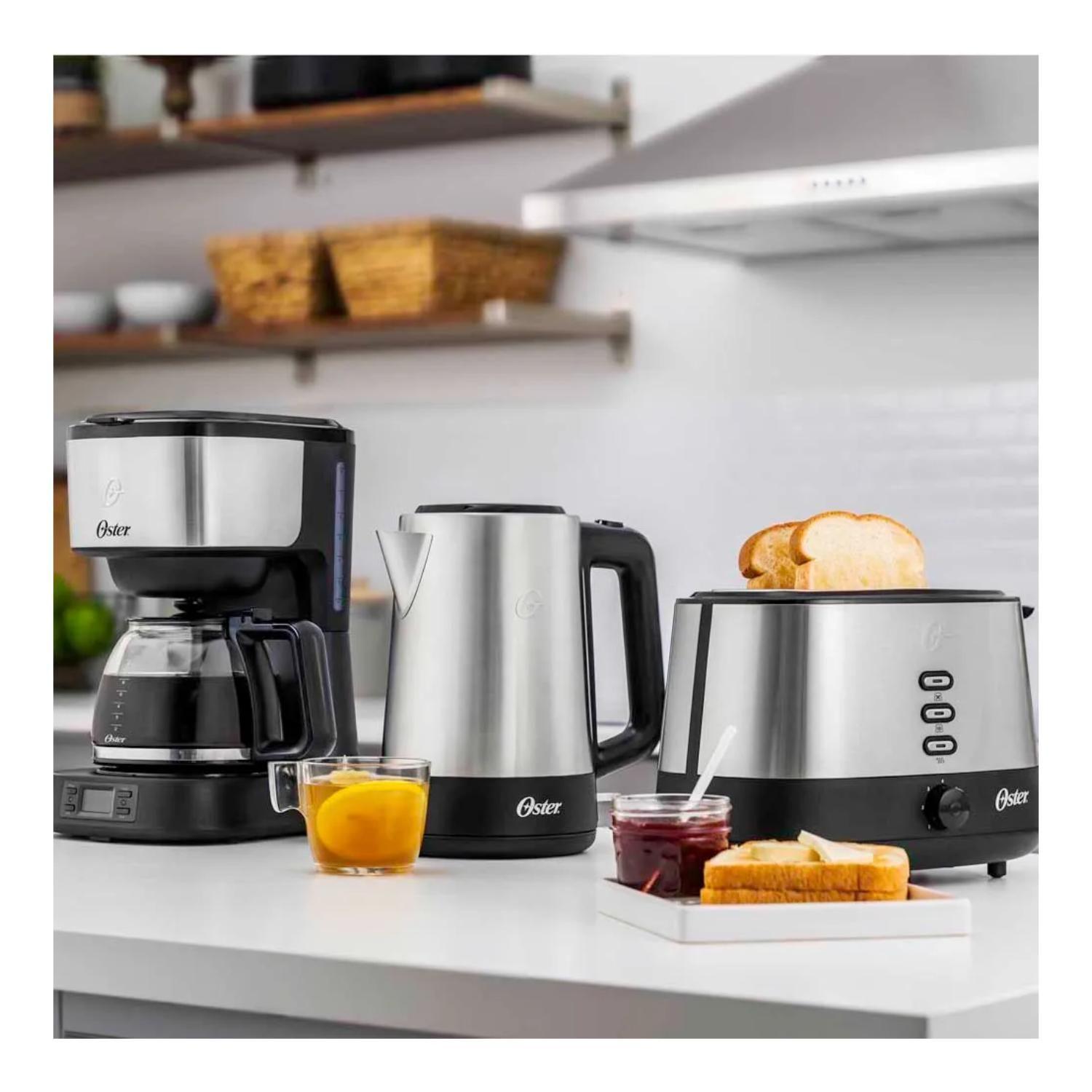 Tostador De Pan 2 Rebanadas 7T 800W Acero Inox R500 Oster-1