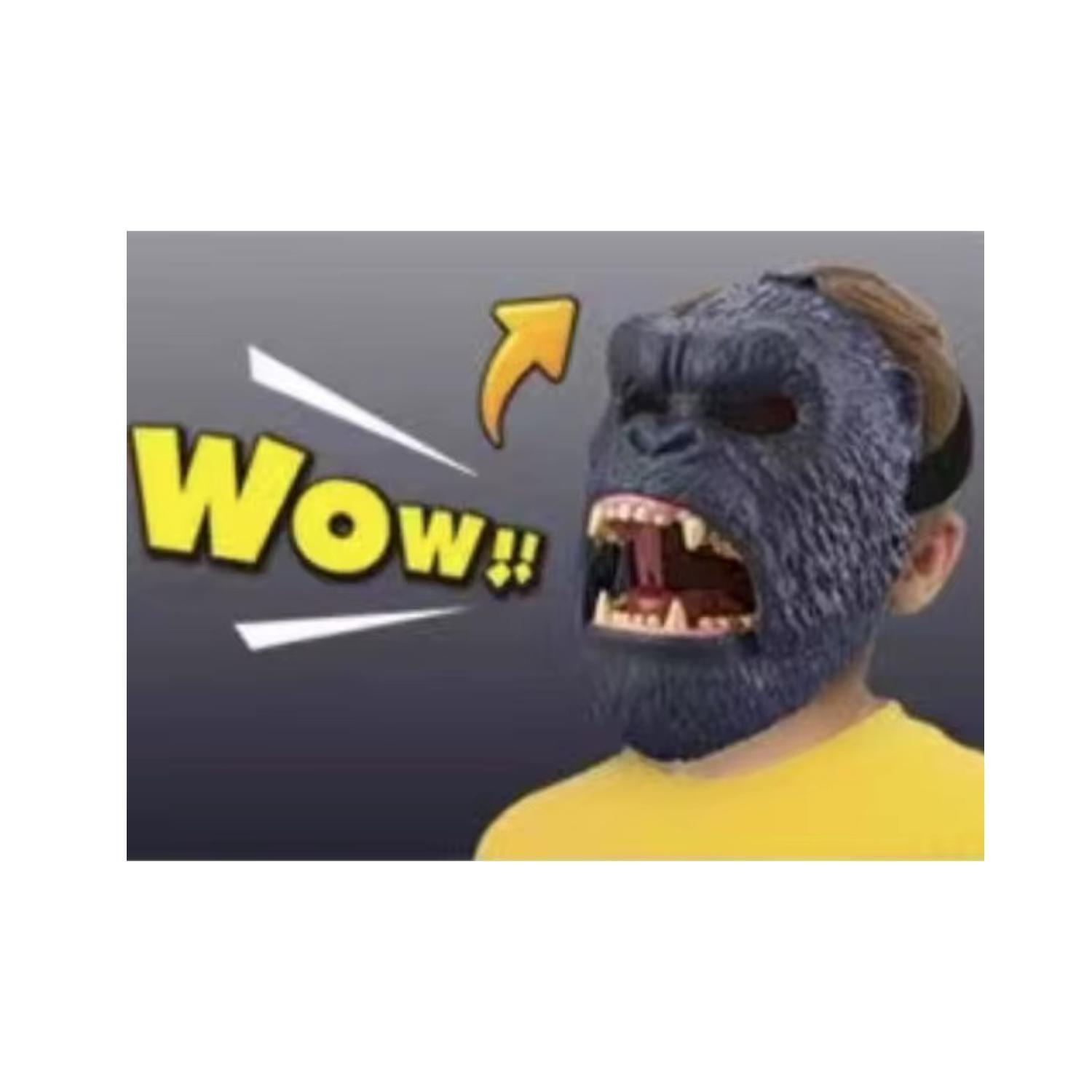 Juguete Mascara De King Kong Movimiento Y Sonido Infantil-2