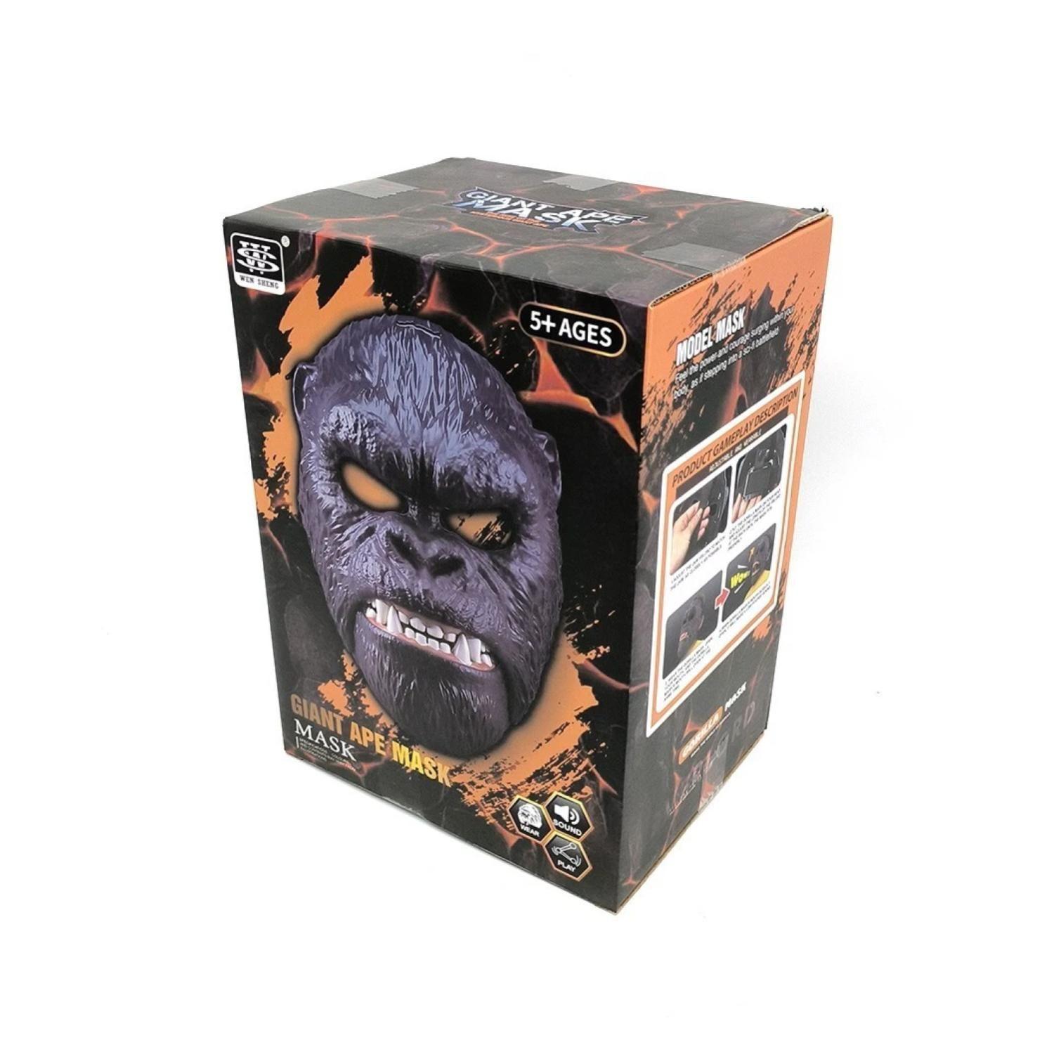 Juguete Mascara De King Kong Movimiento Y Sonido Infantil-3