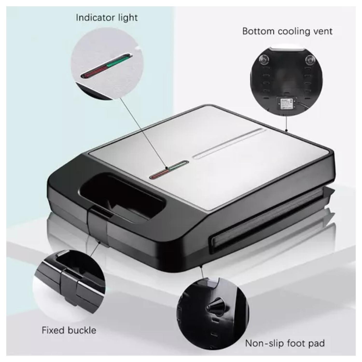 Panini Sandwichera Electrica Tostadora Gill R516-3