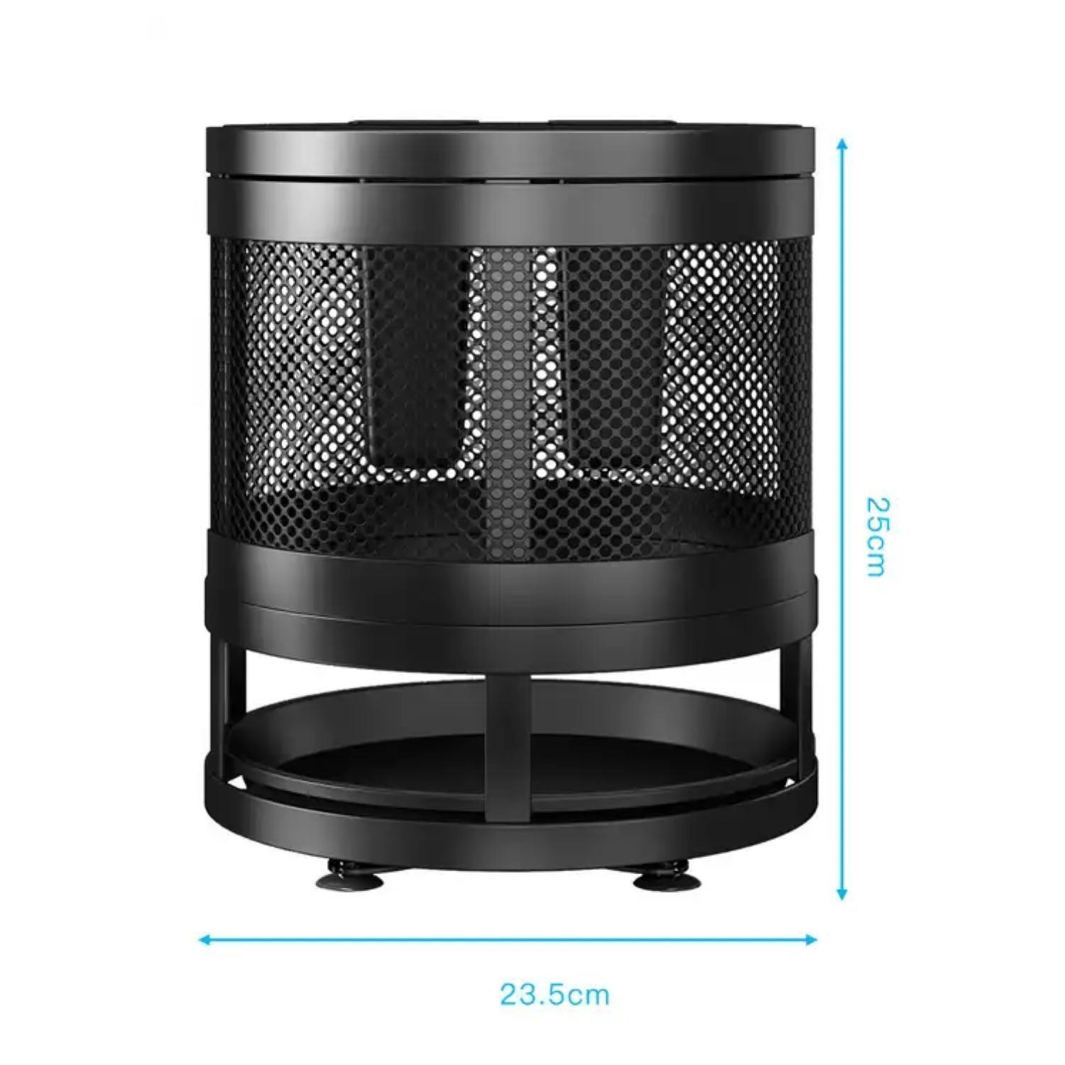 Organizador Para Articulos De Cocina Giratorio Metalico 25x24cm-1