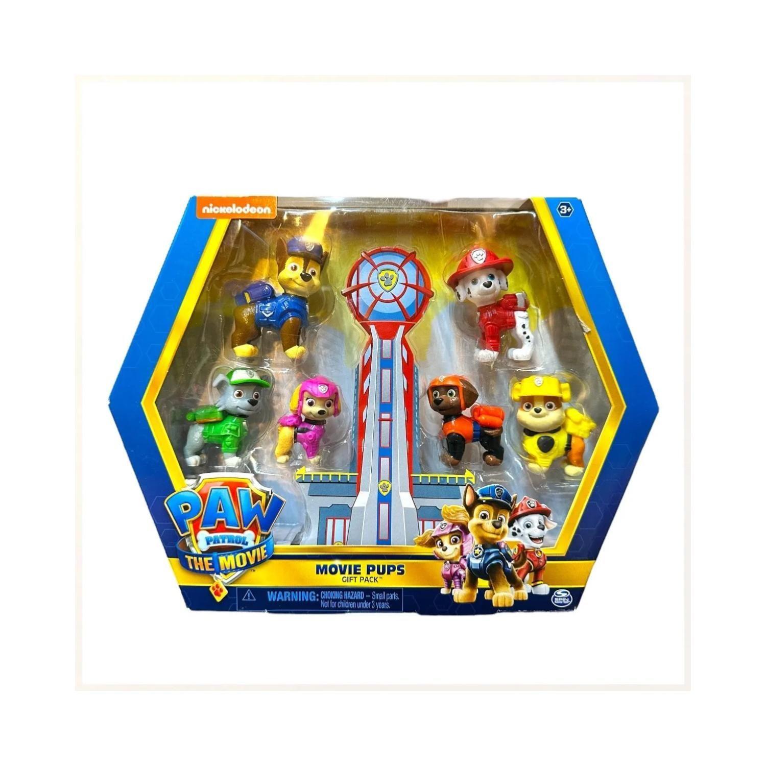 Juguete Set 6 Figuras Paw Patrol The Movie 6cm Infantil-1