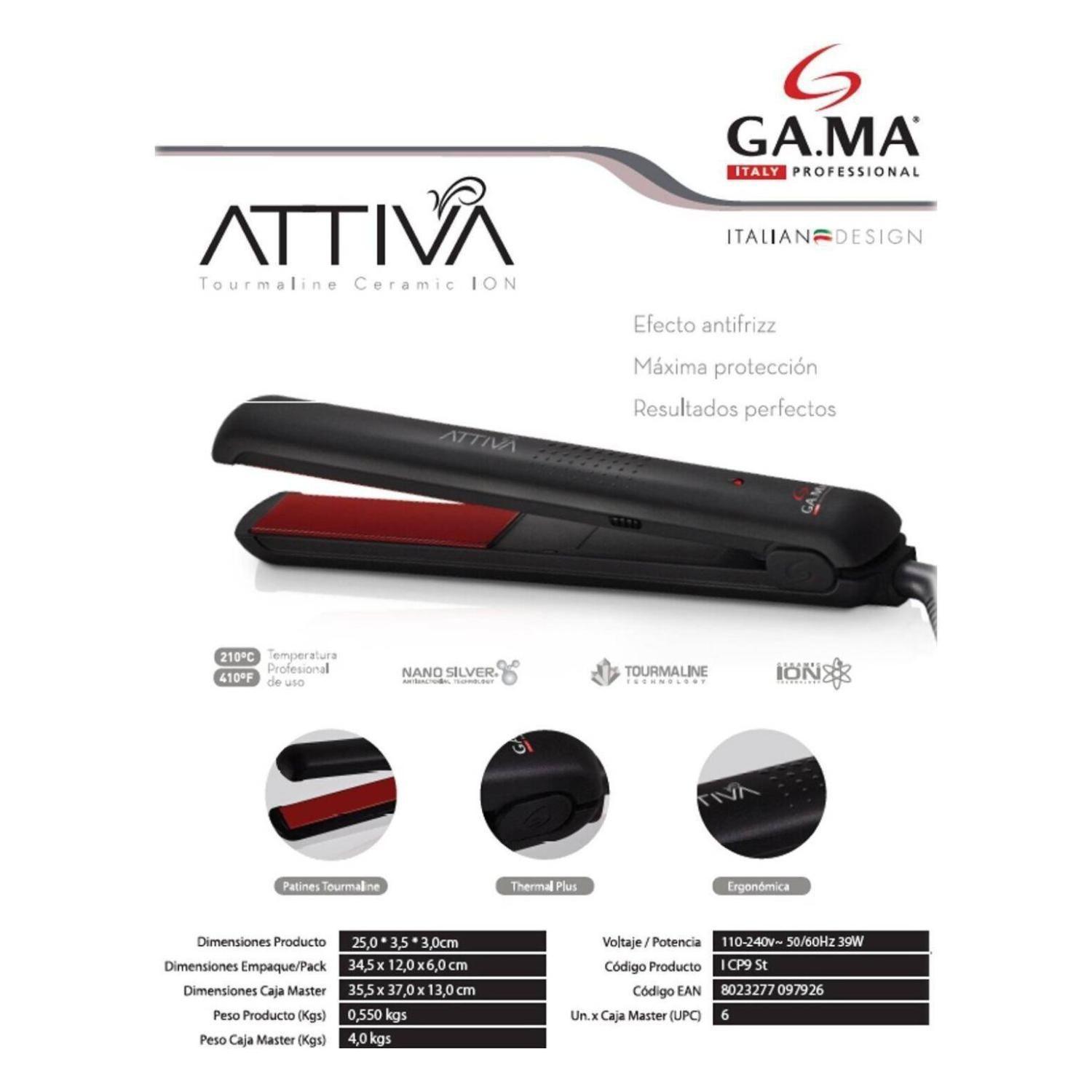 Alisador Plancha De Pelo 220°C 36W Ceramic Ion Ergostyler-2