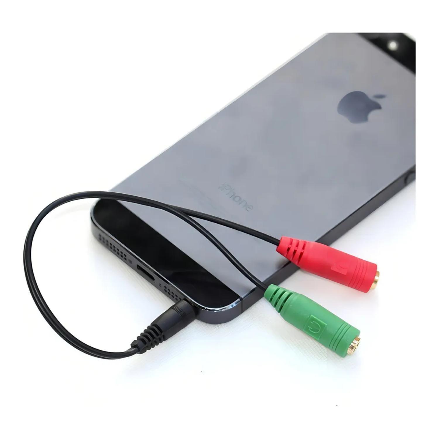 Adaptador De Audio 2 Jack Hembra A Jack 3.5 Macho-5