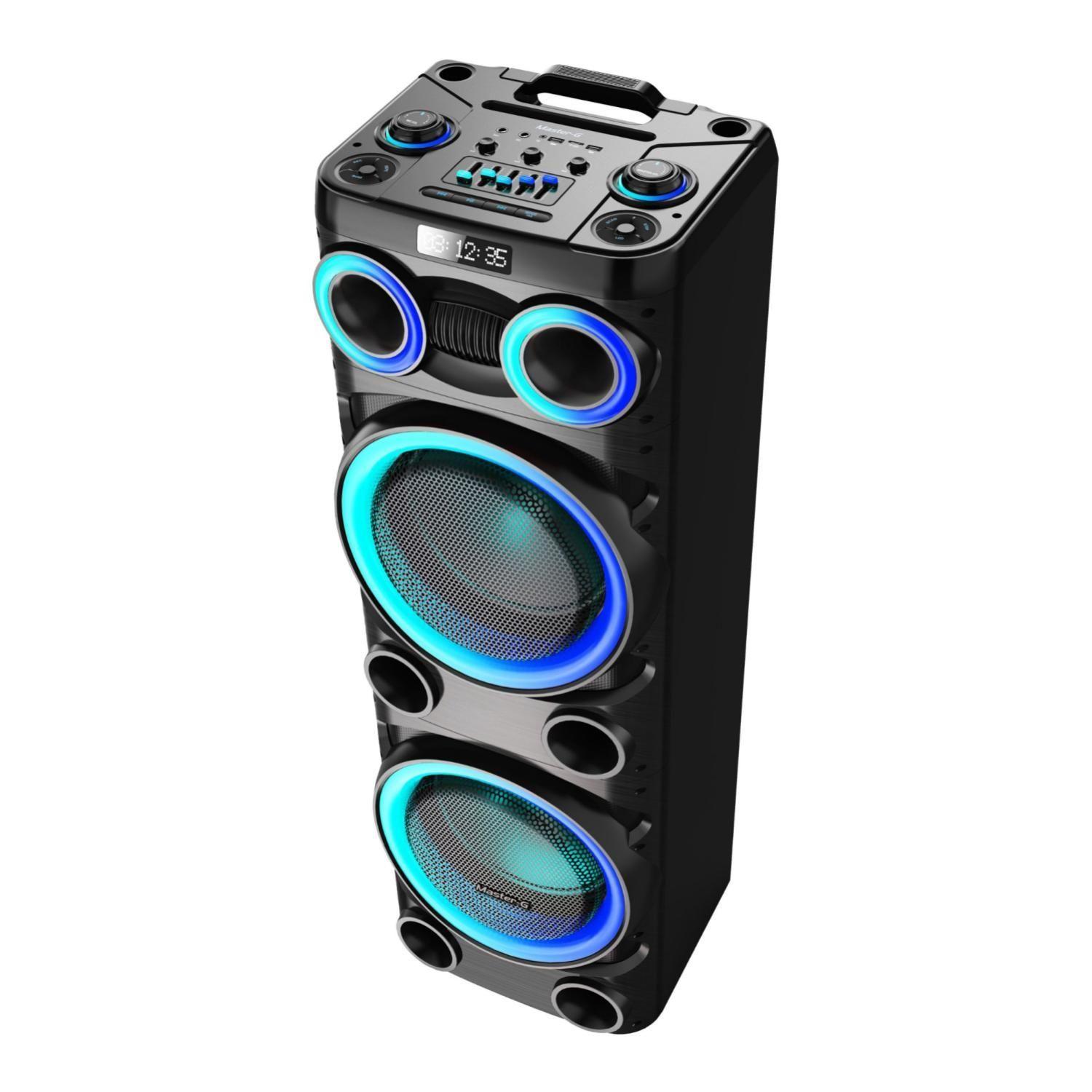 Parlante Karaoke Bluetooth 150Wx2 Consola DJ Mgkraken-2