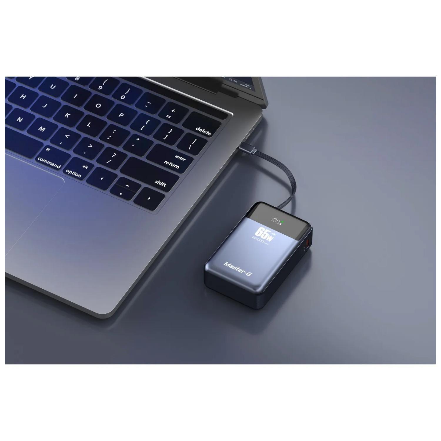 PowerBank Cargador Portatil 20000mAh 65W UCP20PD65 Master-G-3