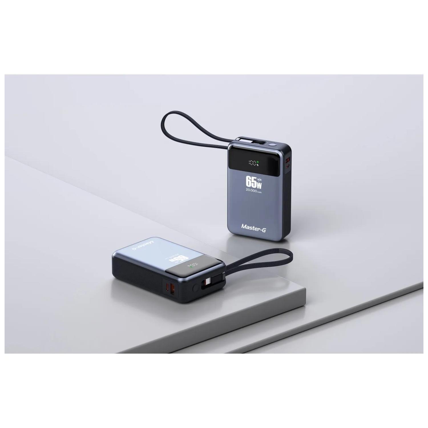 PowerBank Cargador Portatil 20000mAh 65W UCP20PD65 Master-G-4