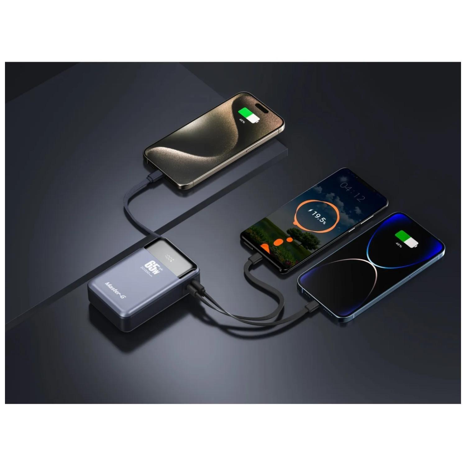 PowerBank Cargador Portatil 20000mAh 65W UCP20PD65 Master-G-5