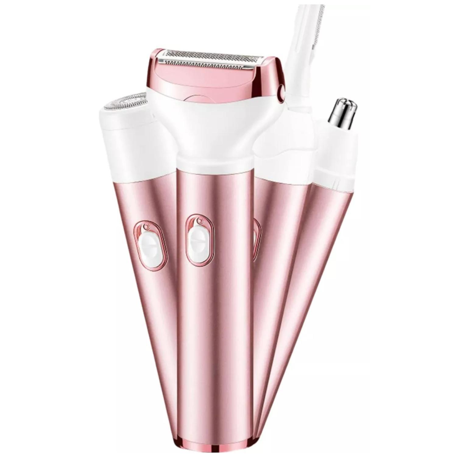 Maquina Depiladora Femenina 4 En 1 Recargable USB-0