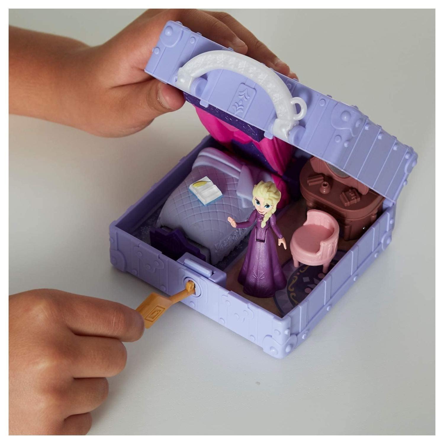 Juguete Maleta Escena Frozen 2 Pueblo Pop Up Habitacion Elsa-3
