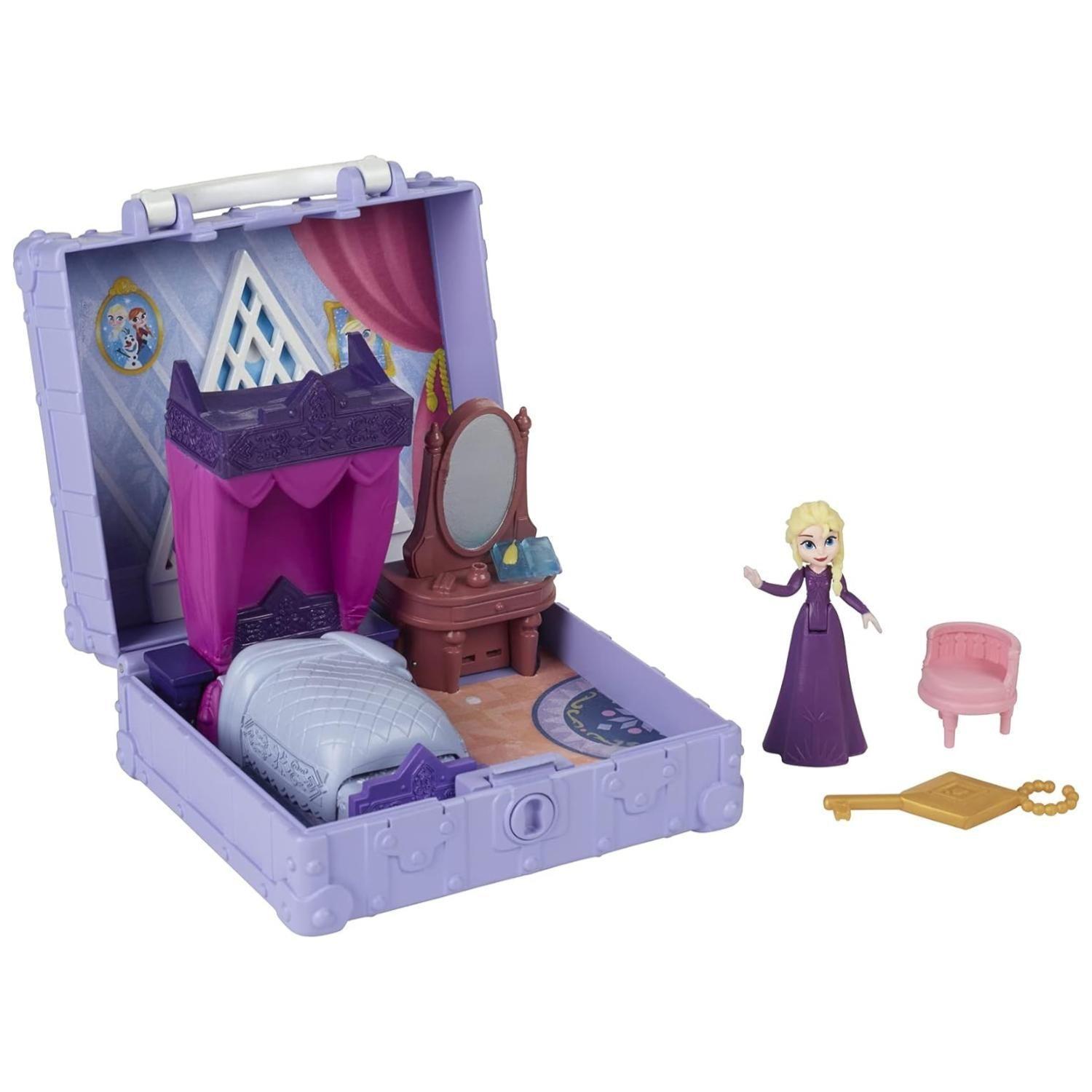 Juguete Maleta Escena Frozen 2 Pueblo Pop Up Habitacion Elsa-1
