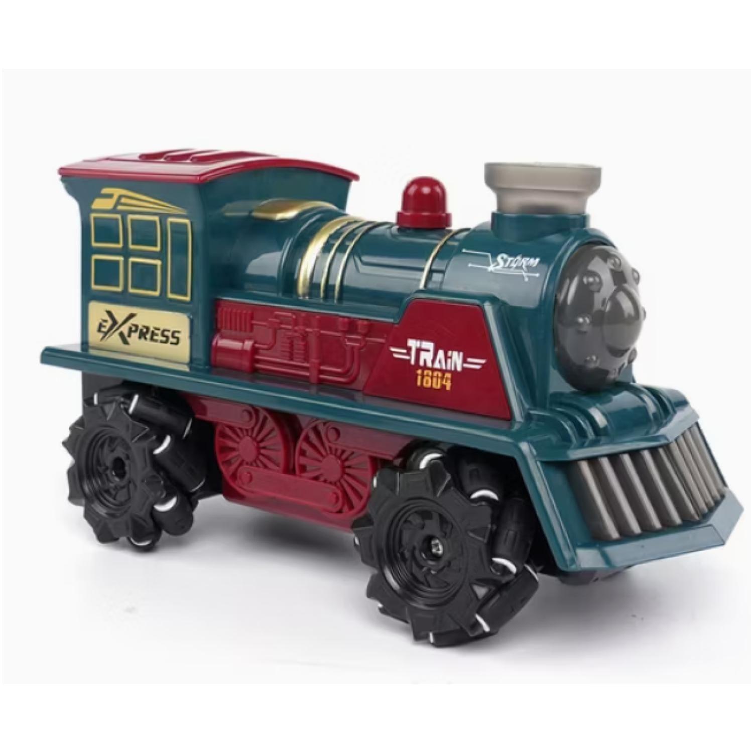 Juguete Auto Tren A Control Remoto Con Luces Sonido Infantil-0