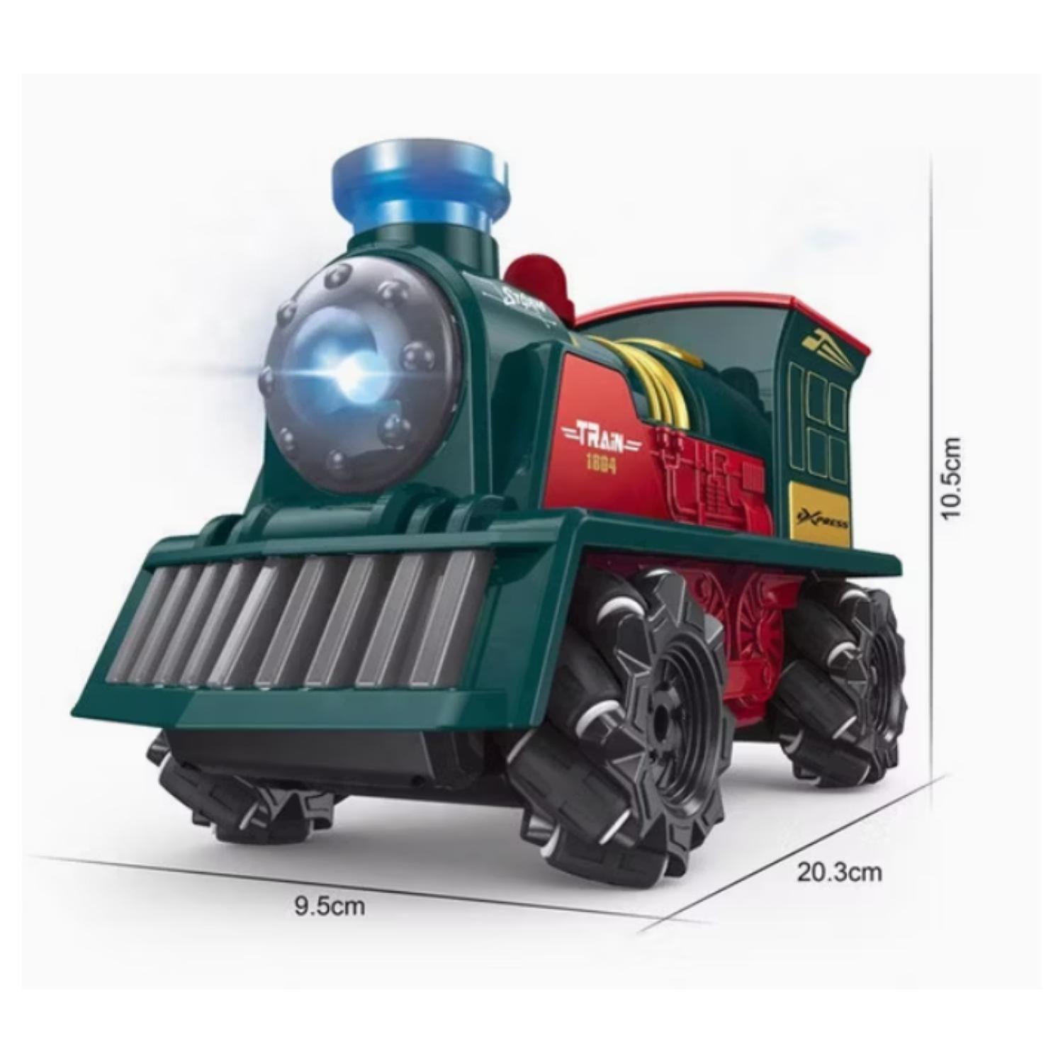 Juguete Auto Tren A Control Remoto Con Luces Sonido Infantil-3