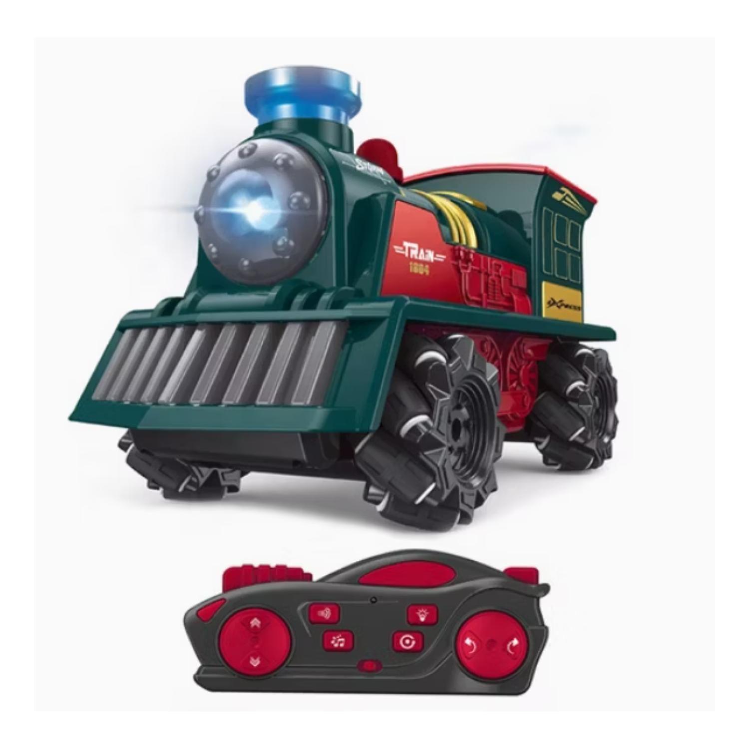 Juguete Auto Tren A Control Remoto Con Luces Sonido Infantil-4