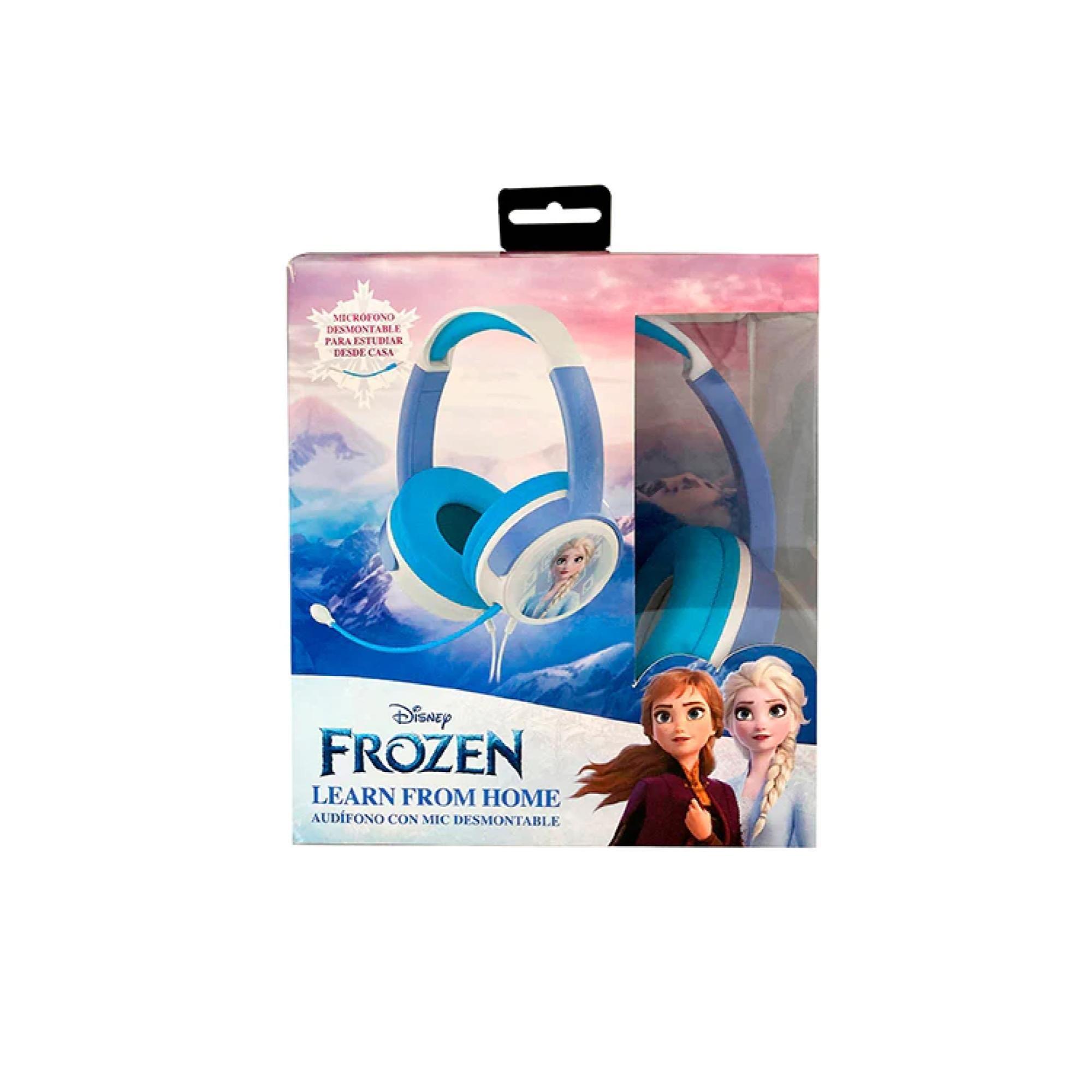 Audifonos Over Ear Jack 3.5 Frozen Azul Blanco Disney-2
